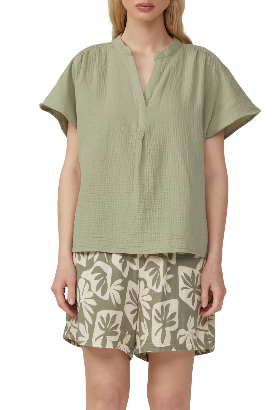 S.OLIVER-QS BLOUSES GREEN 1