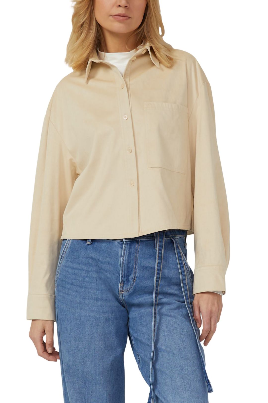 S.OLIVER BLOUSES BEIGE 1