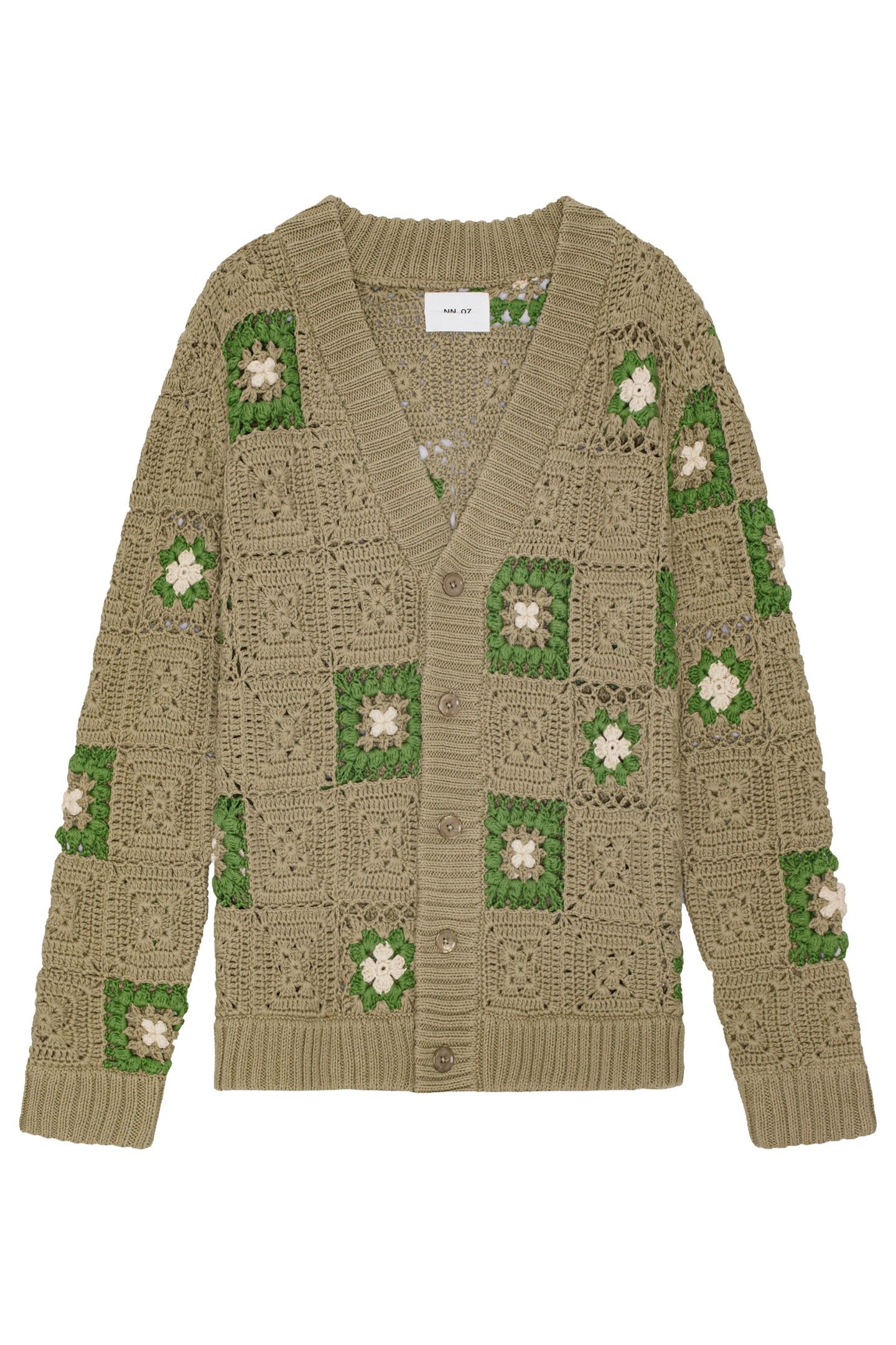 NATE CARDIGAN 6603 KHAKI BEIGE 4
