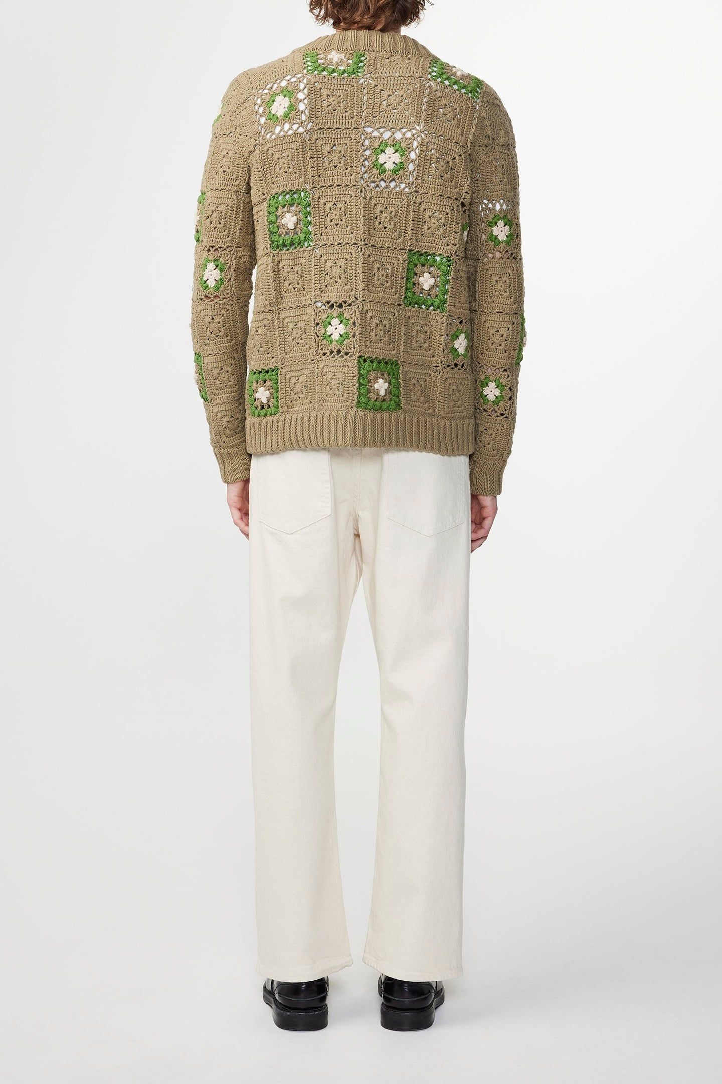 NATE CARDIGAN 6603 KHAKI BEIGE 3