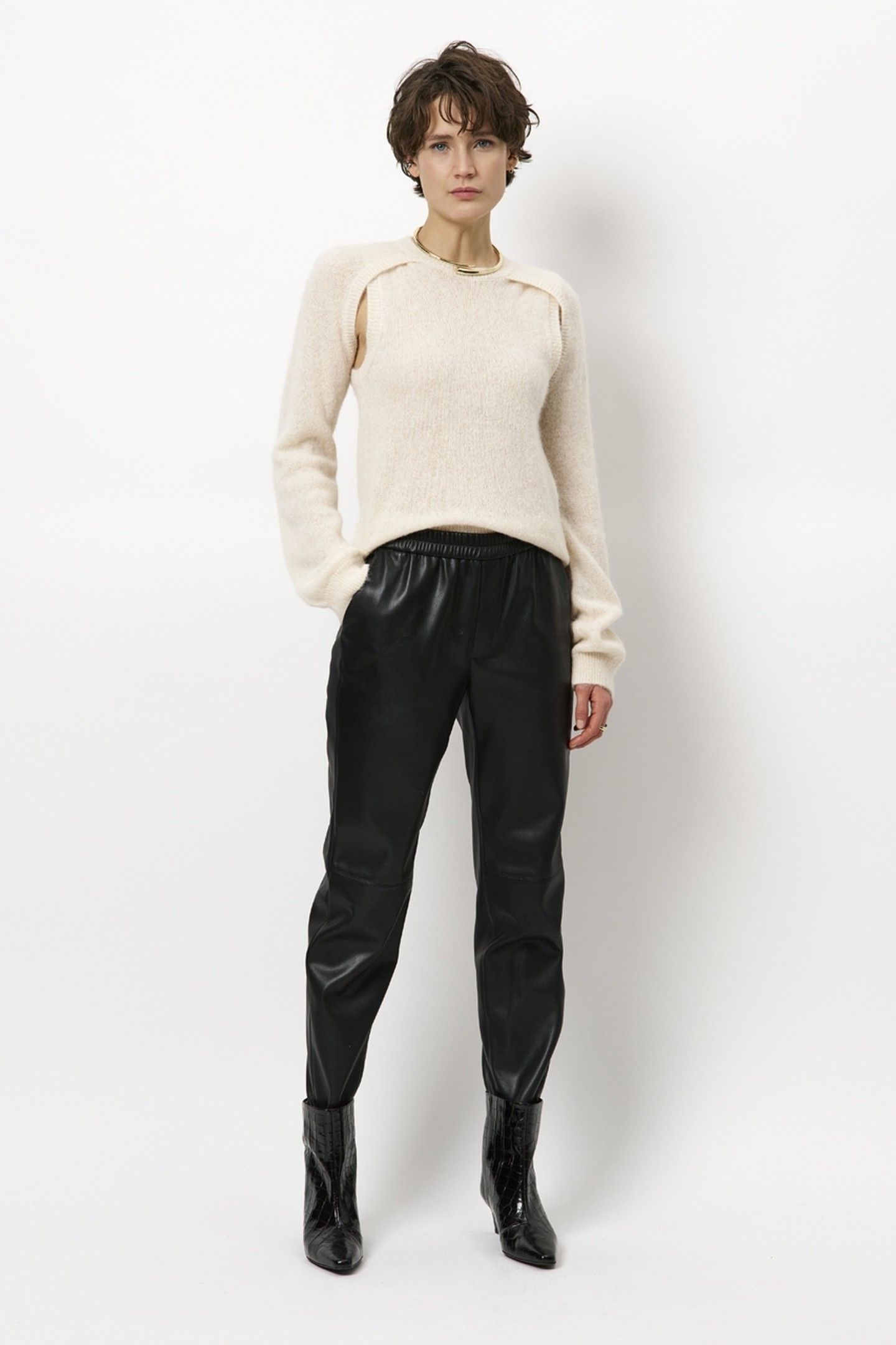 DANTE6-LONDON FAUX LEATHER CHINO RAVEN 1