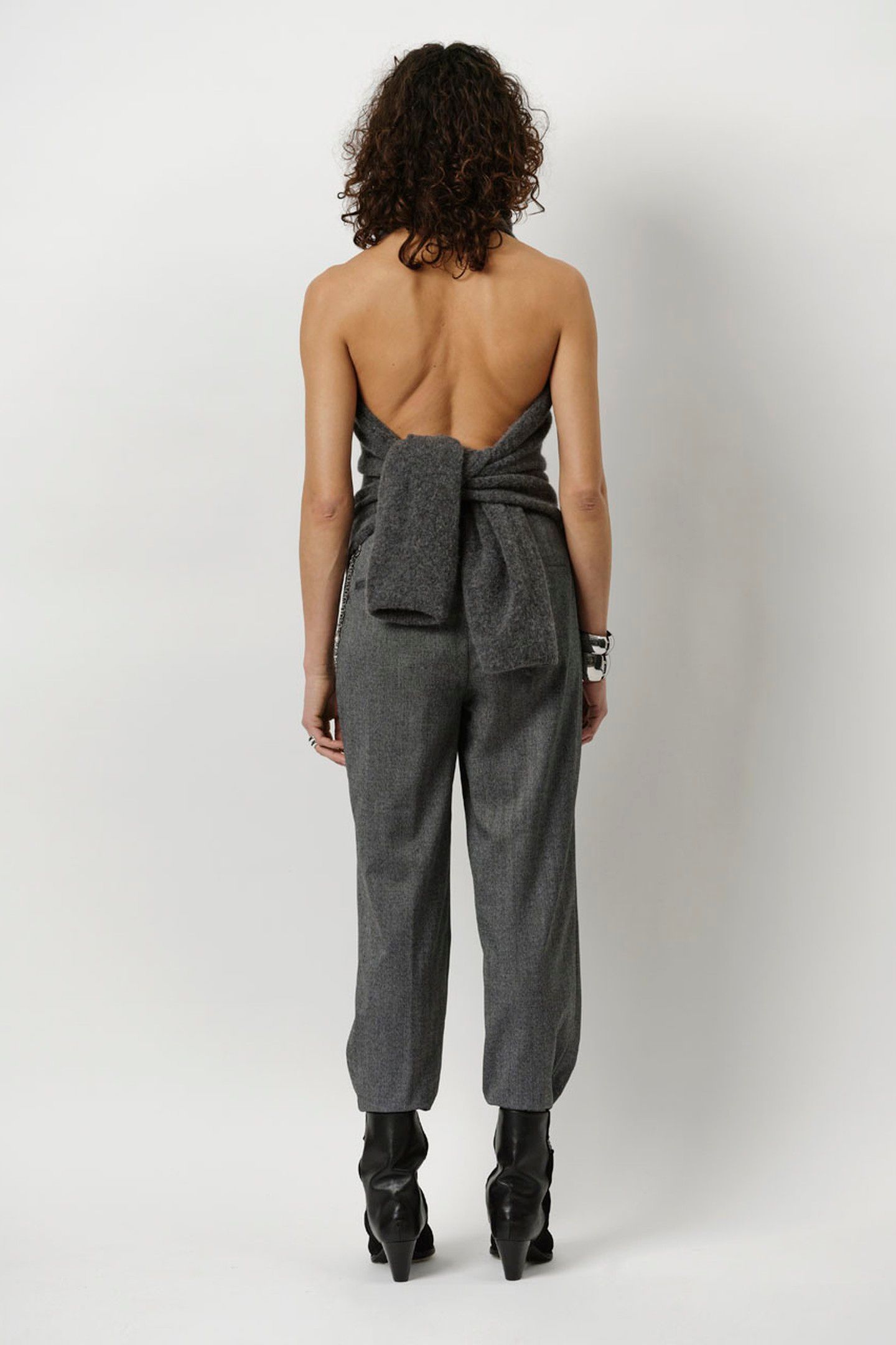 DANTE6-SALESSY CARDIGAN GRAPHITE 3