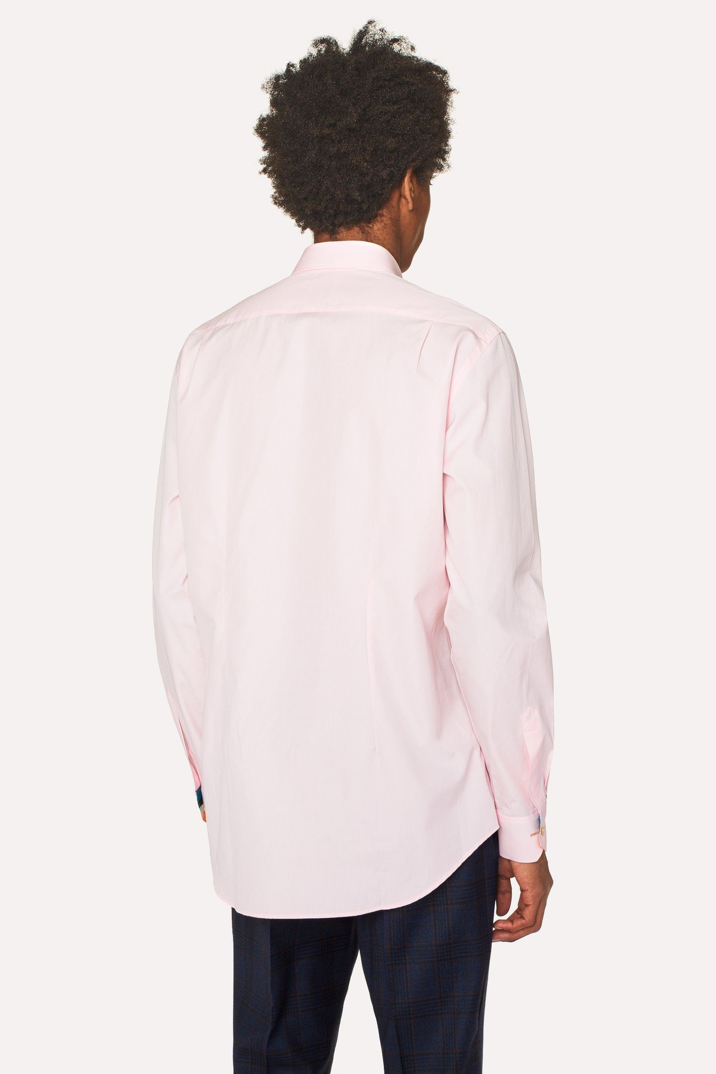 GENTS S/C TAILORED SHIRT POWDER PINK 2