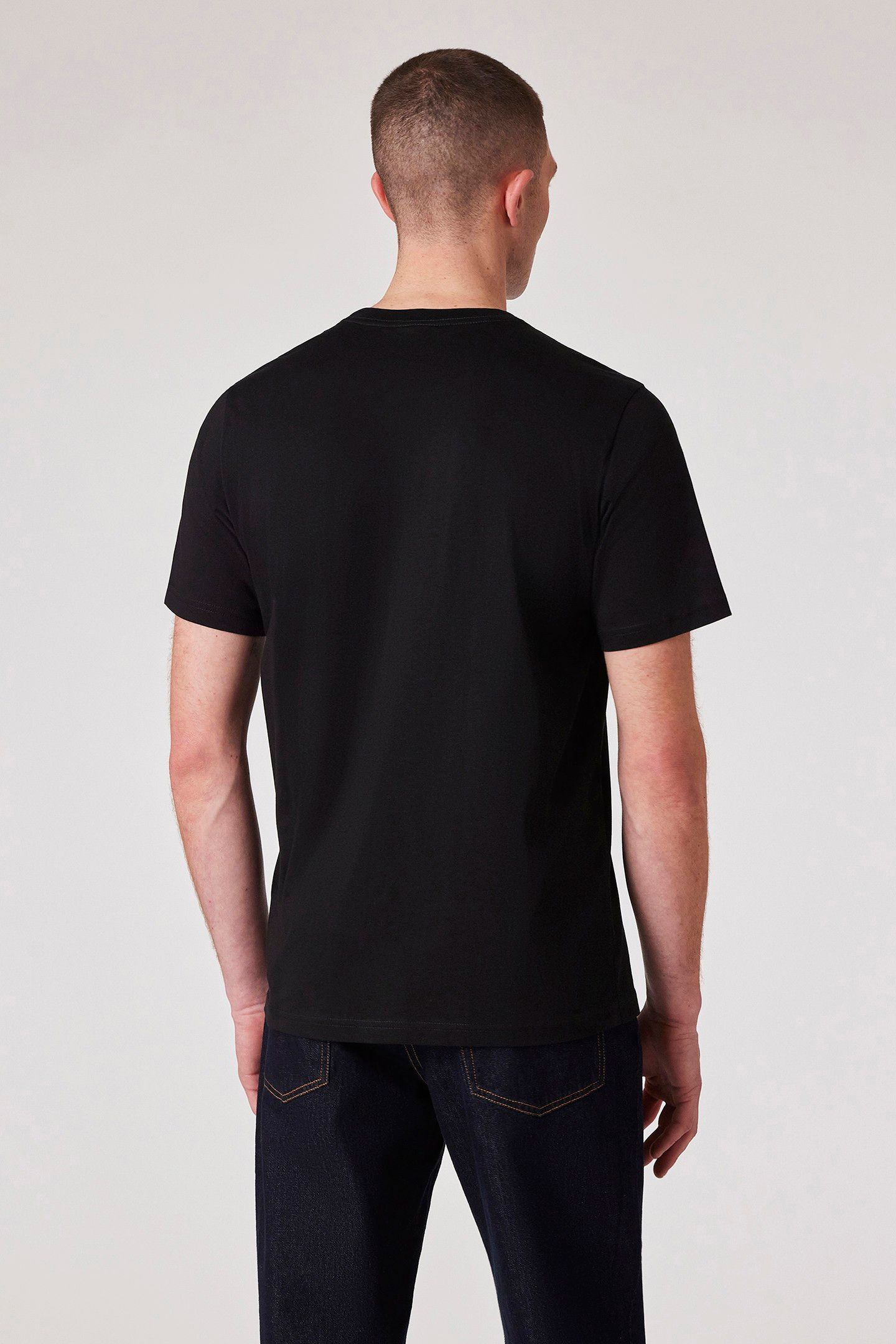 MENS REG FIT TSHIRT 4 MONKIES BLACK 2
