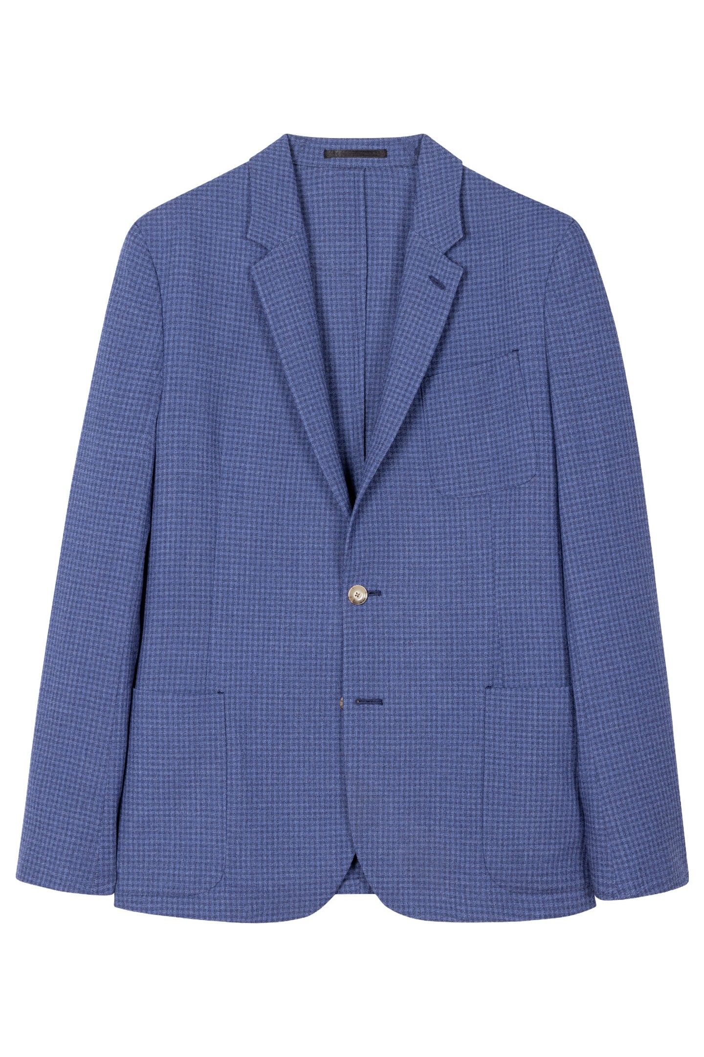 MENS 2 BTN PATCH POCKET JACKET COBALT BLUE 3