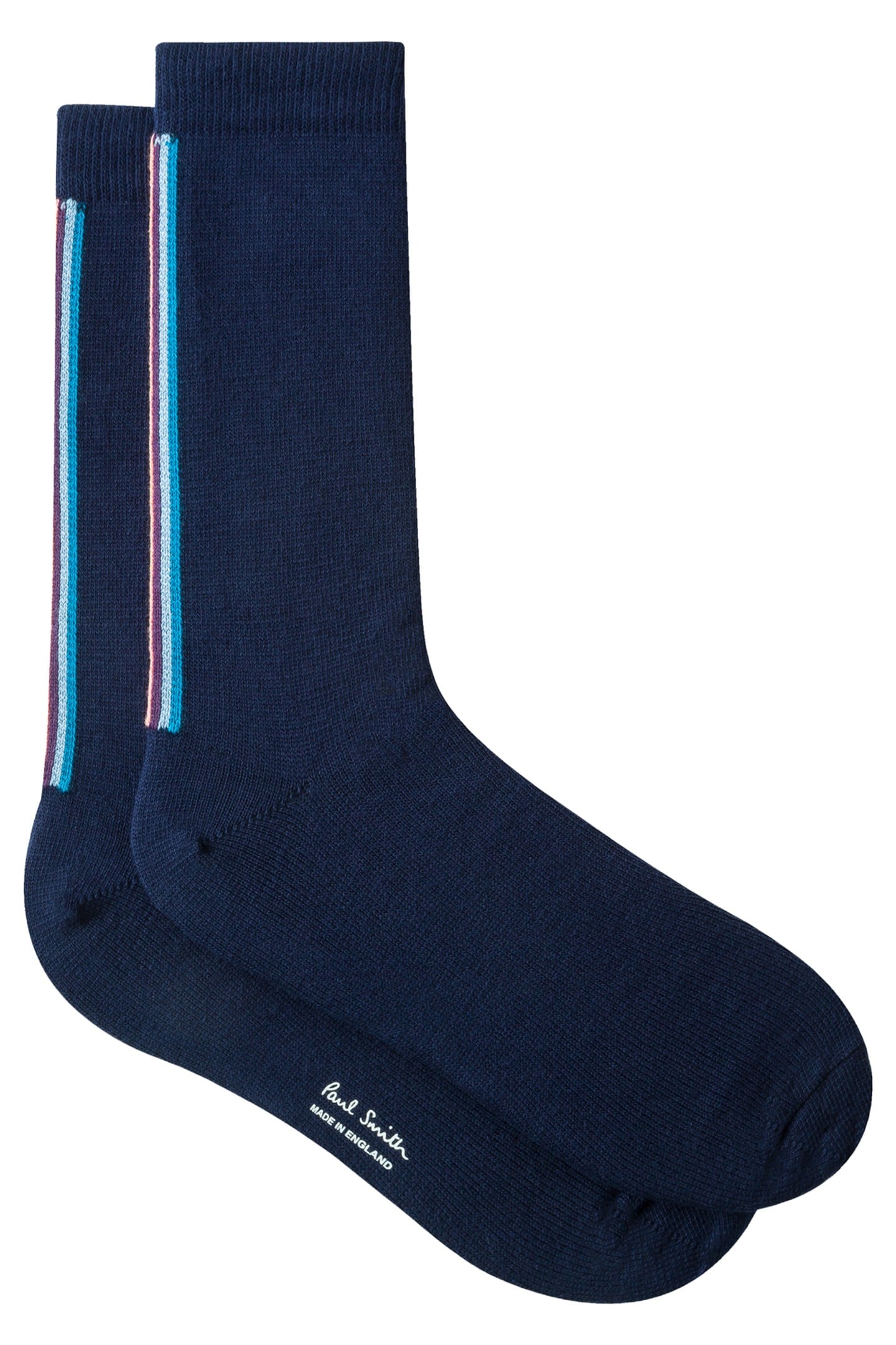 MEN SOCK ARTIST STRP NAVY 1