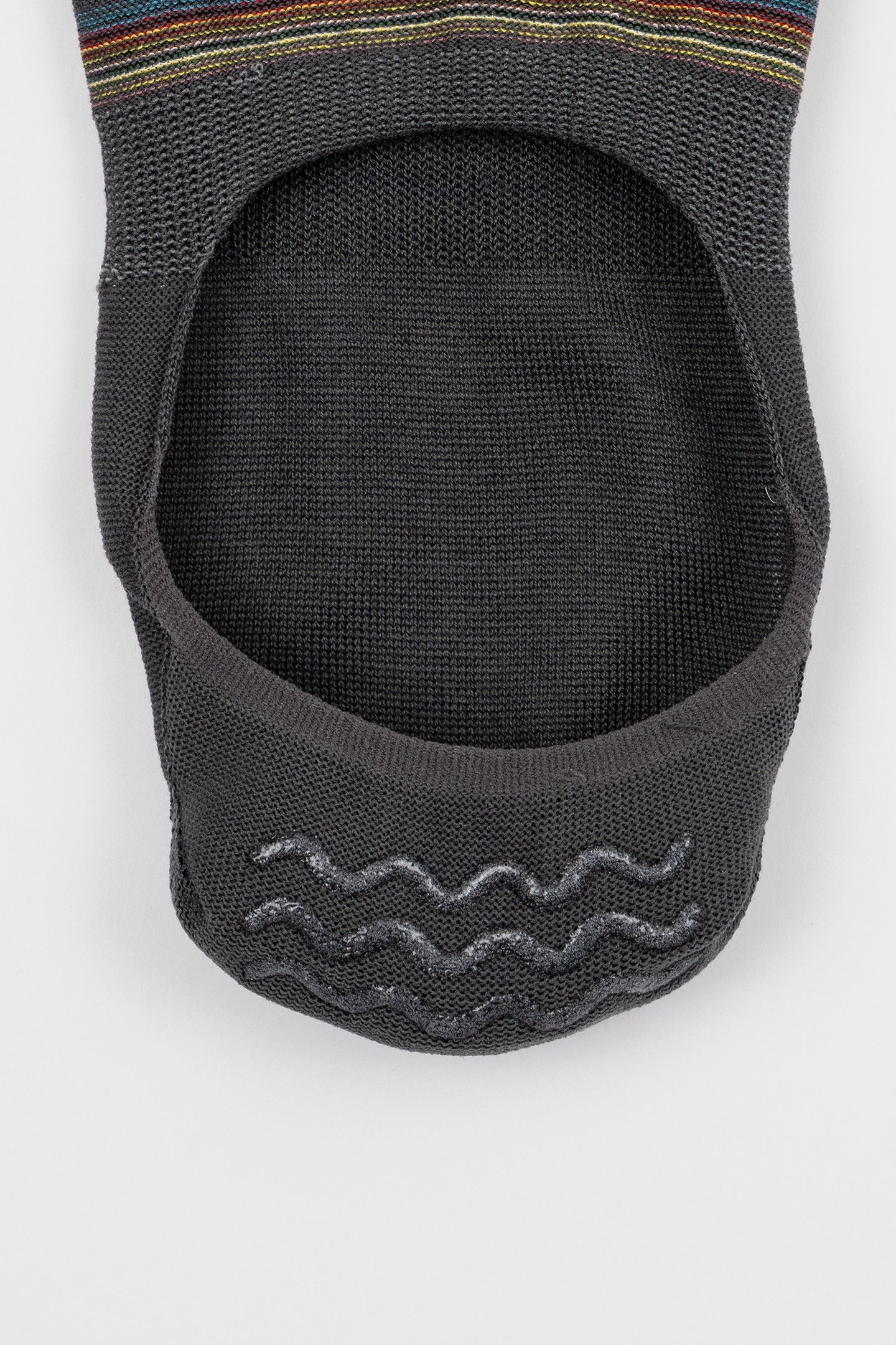 MEN SOCK SIG BLK NO SHOW SLATE 3