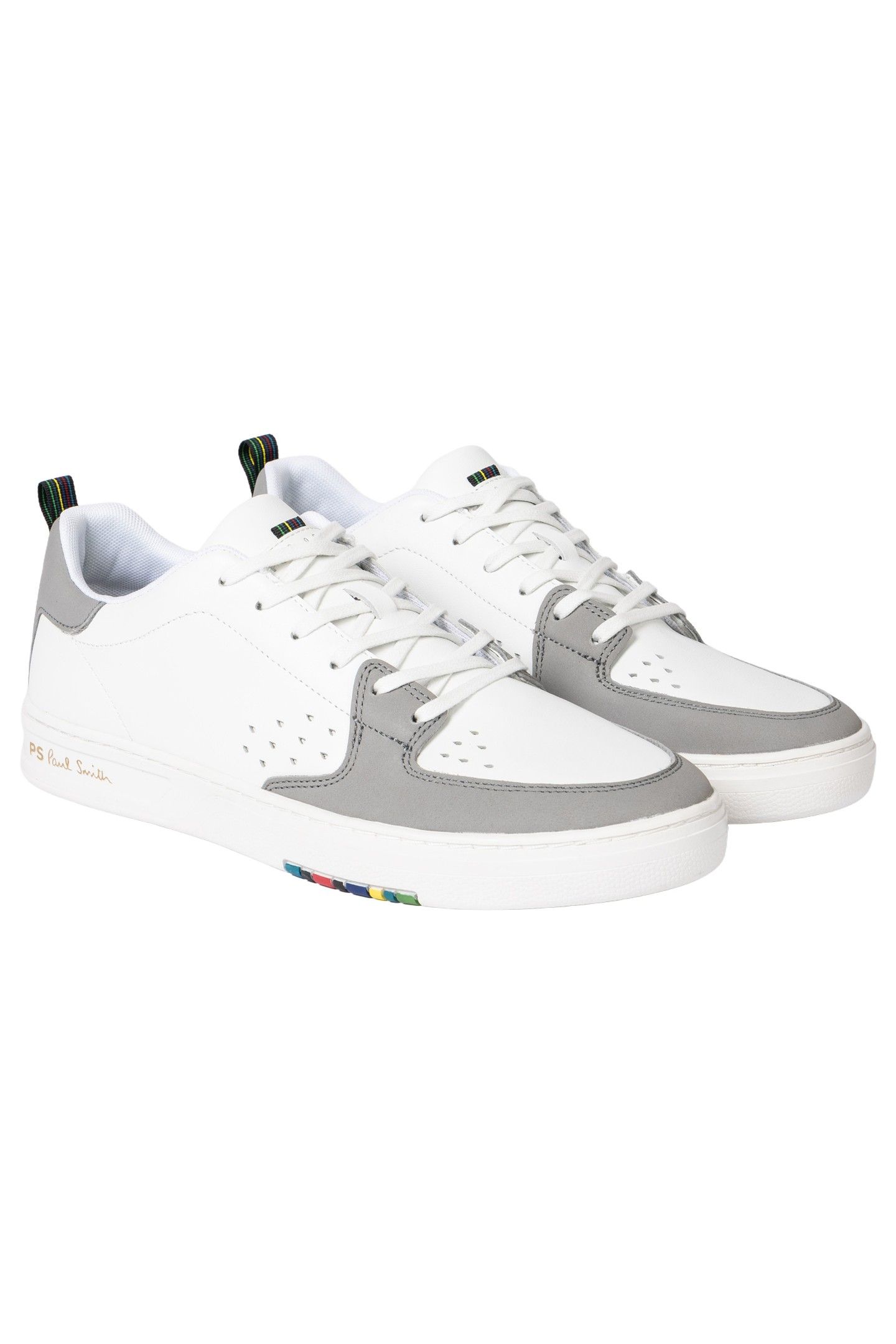 MENS SHOE COSMO WHITE GREY TOE WHITE 2