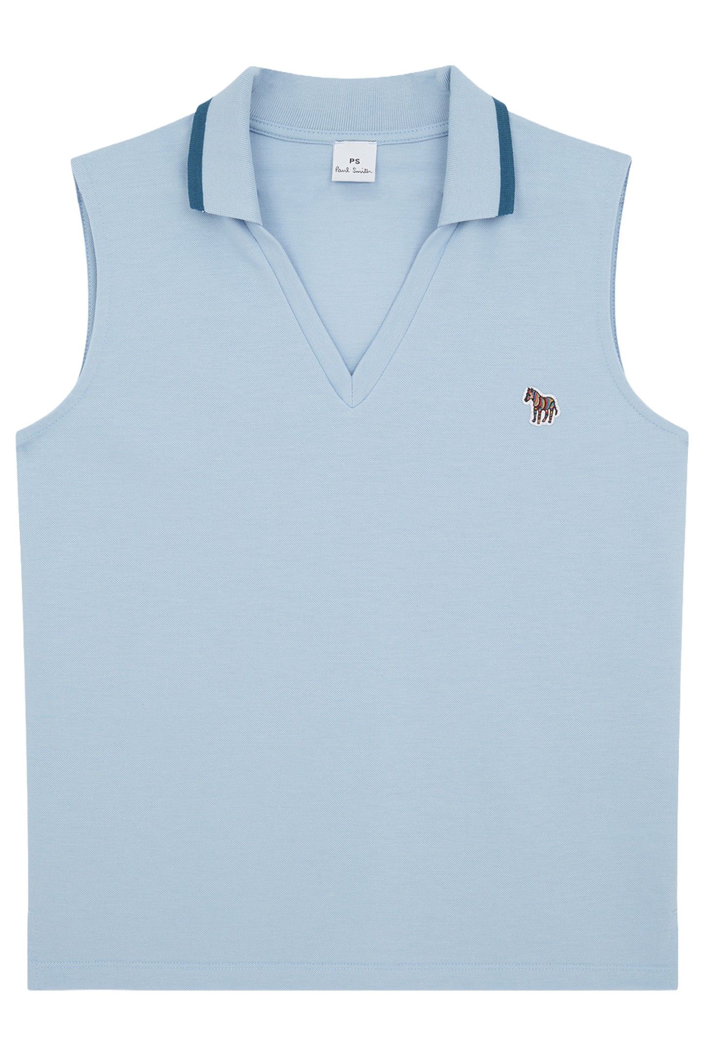 WOMENS POLO TOP TURQUOISE 1