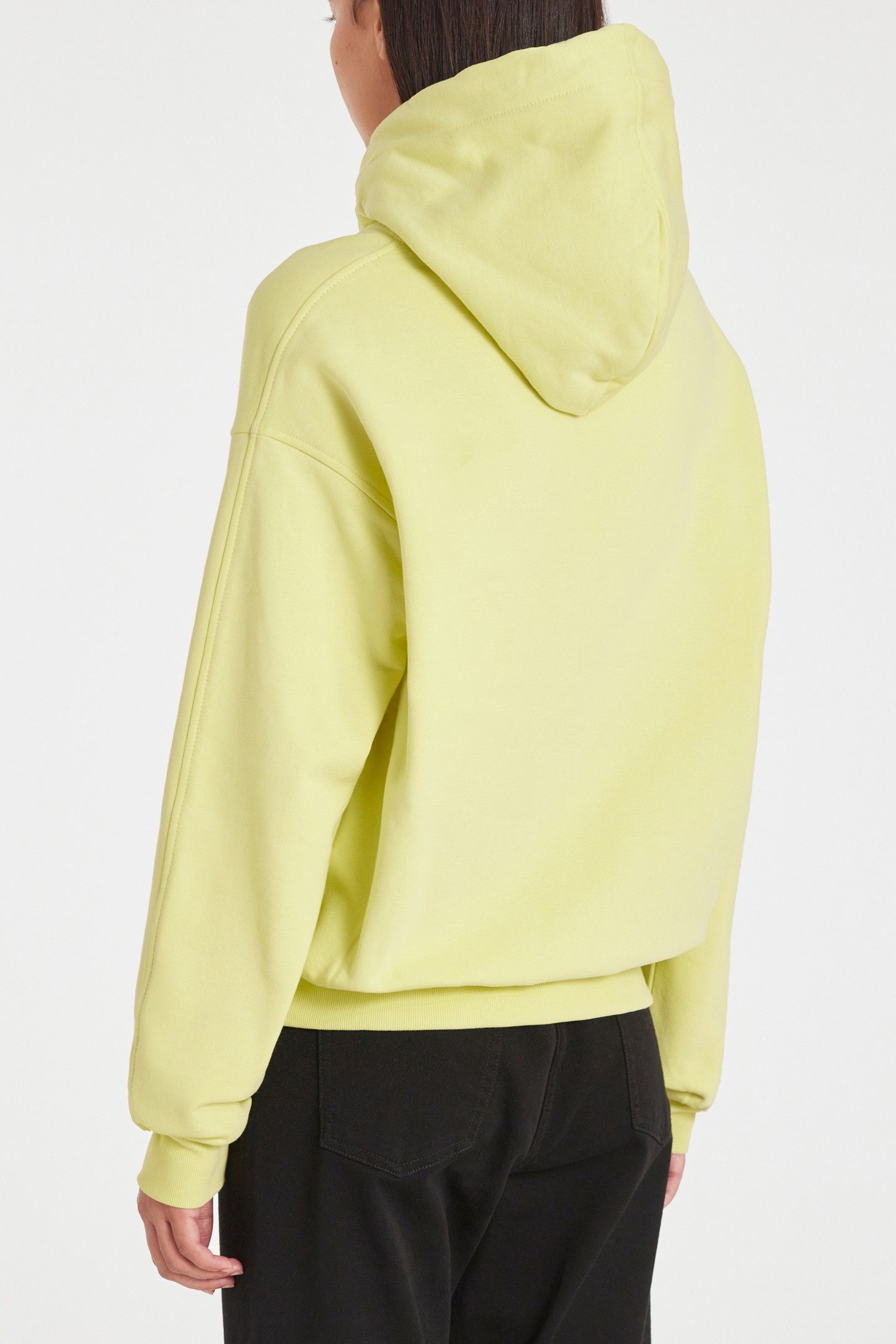 WOMENS ZEBRA HOODY YELLOW 2