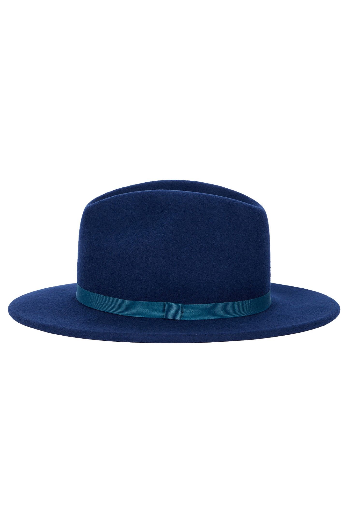 WOMEN HAT FEDORA SWIRL NAVY 2