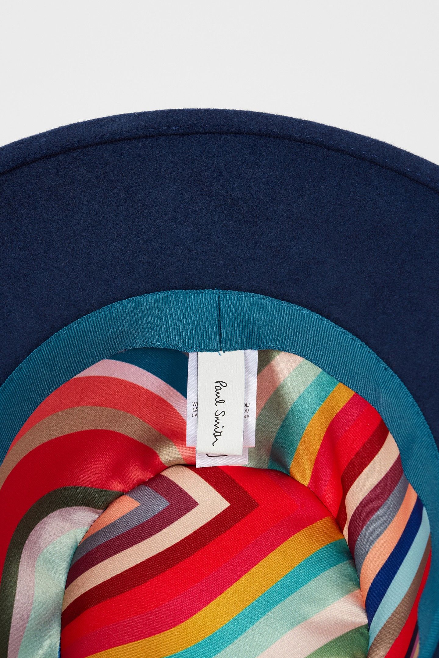 WOMEN HAT FEDORA SWIRL NAVY 5