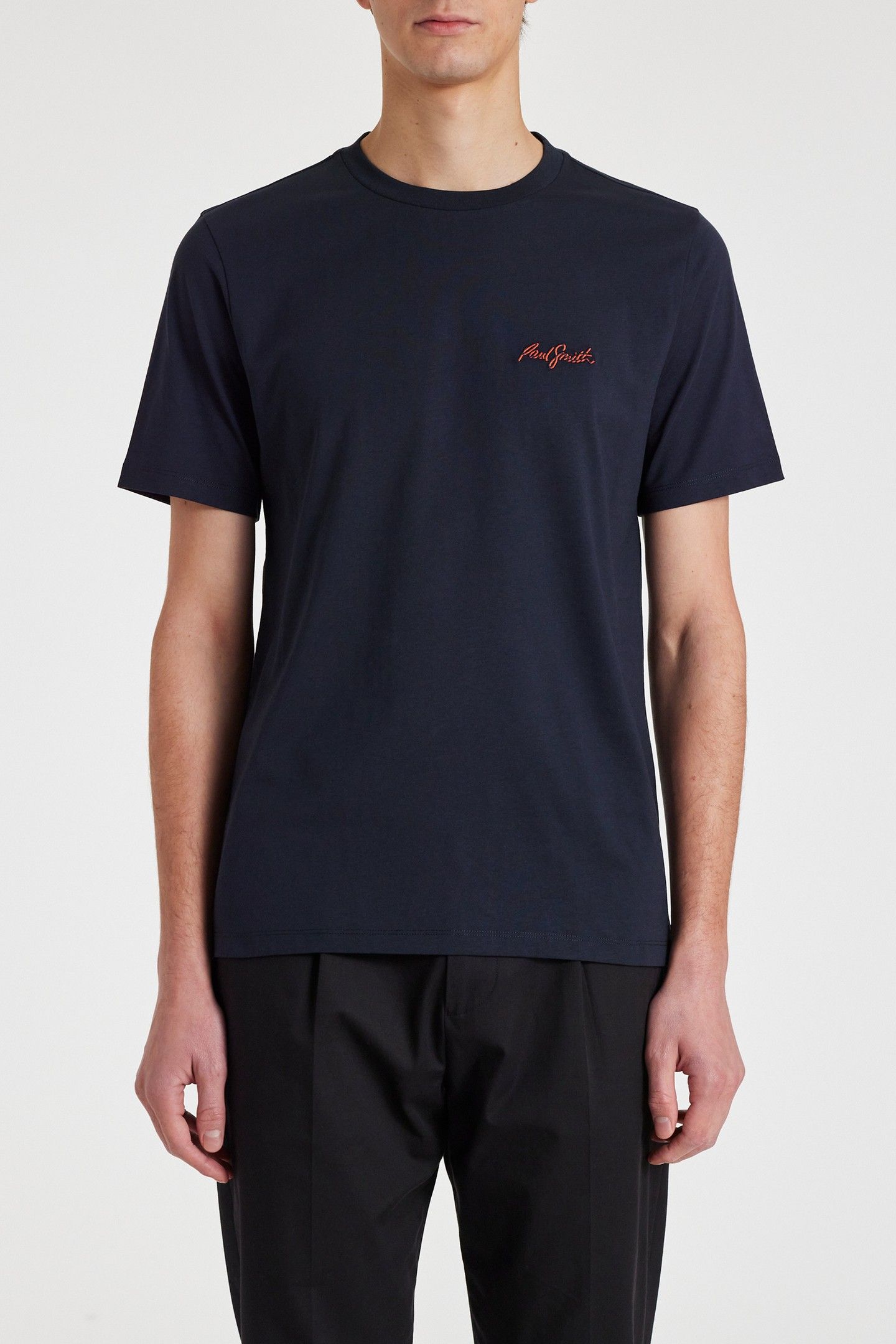 MENS SHADOW LOGO EMB TSHIRT VERY DARK NAVY 1