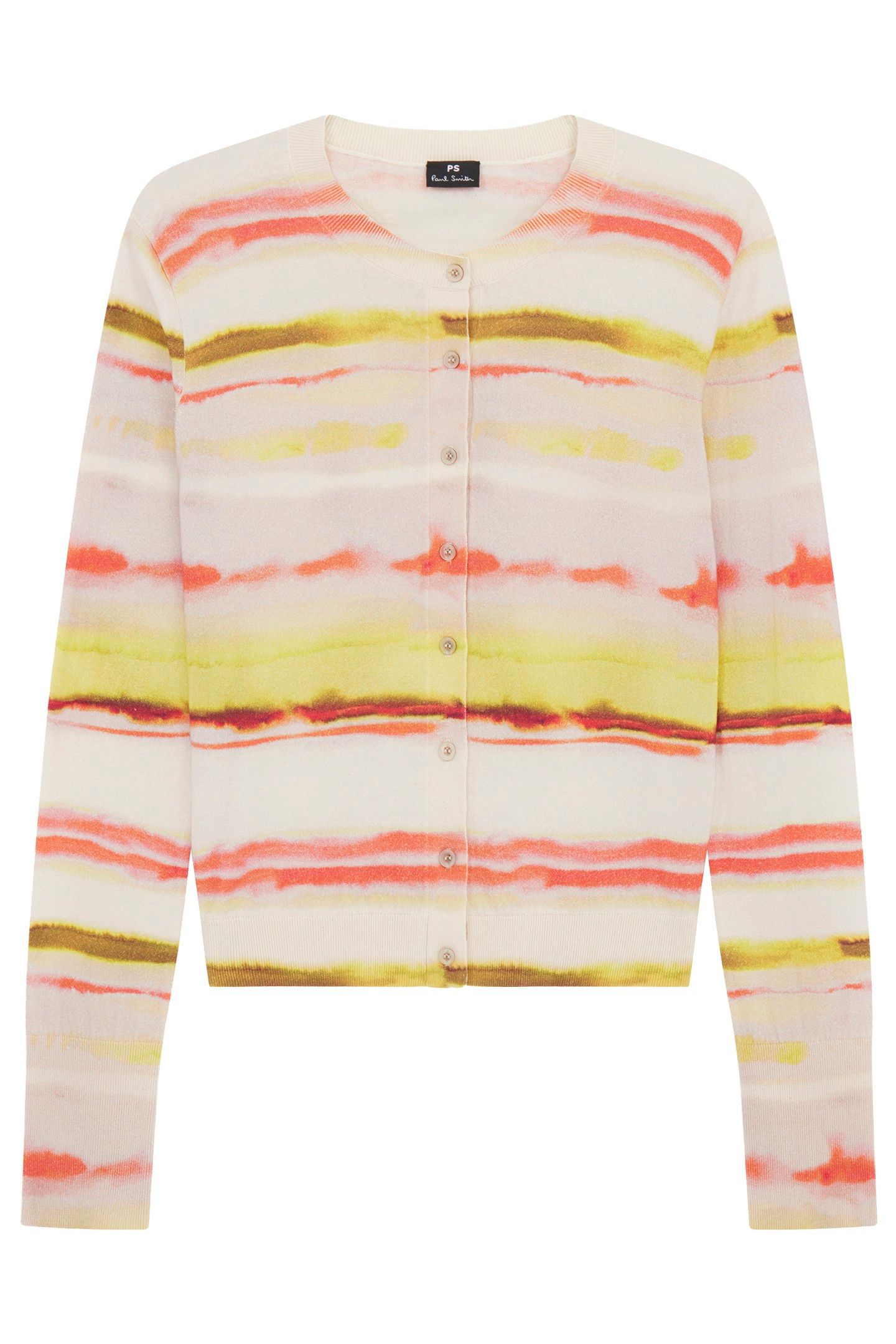 WOMENS KNITTED CARDIGAN BUTTON THRU POWDER PINK 1