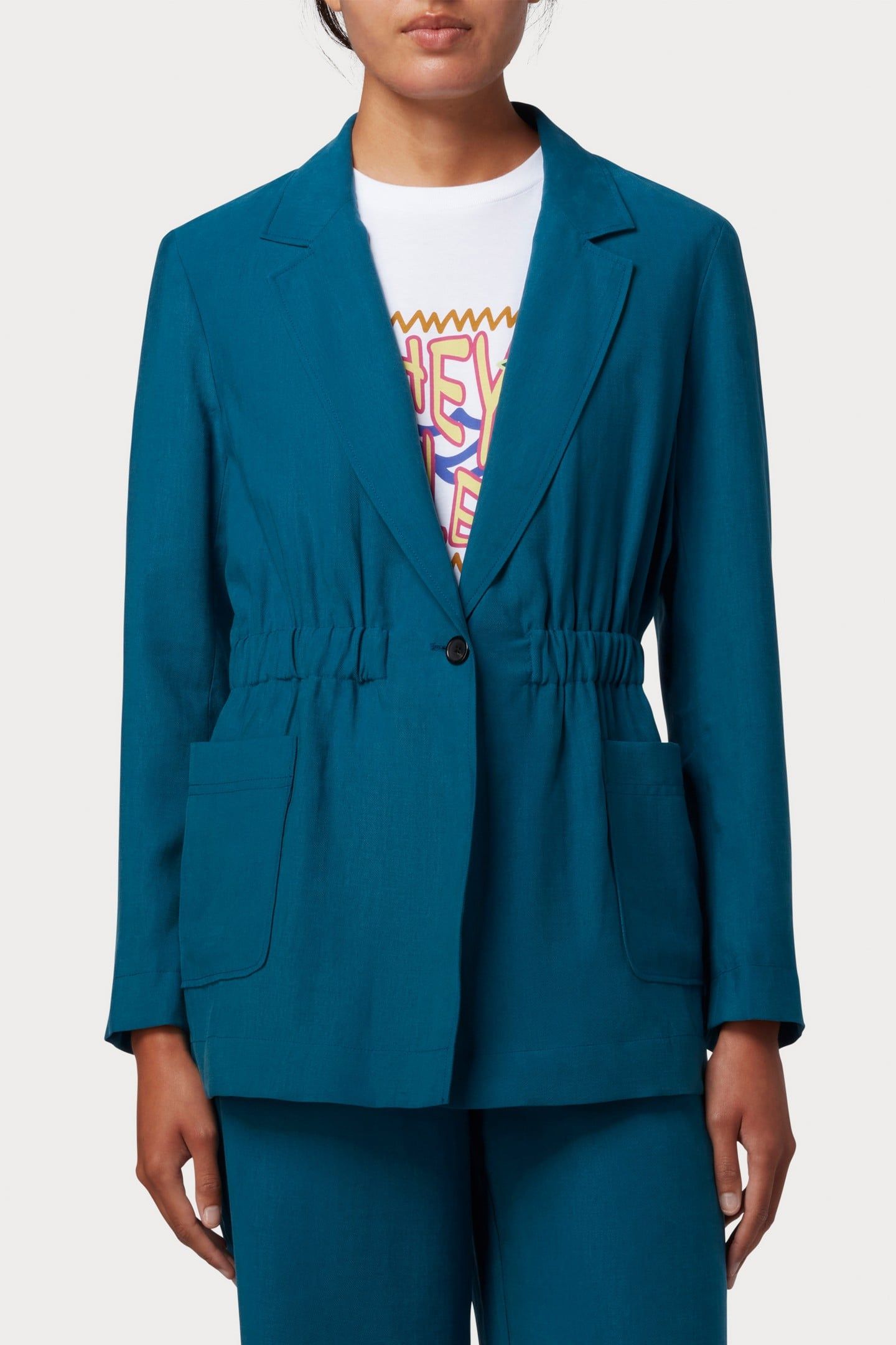 WOMENS CASUAL BLAZER INDIGO 1