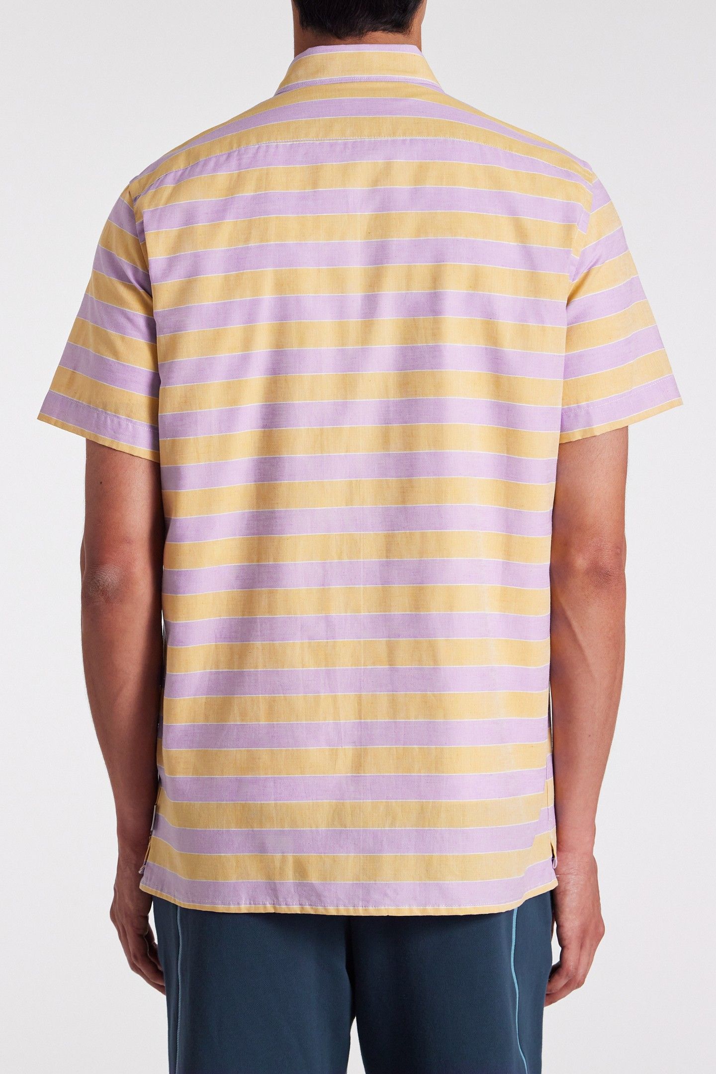 MENS SS CASUAL FIT SHIRT LEMON YELLOW 2