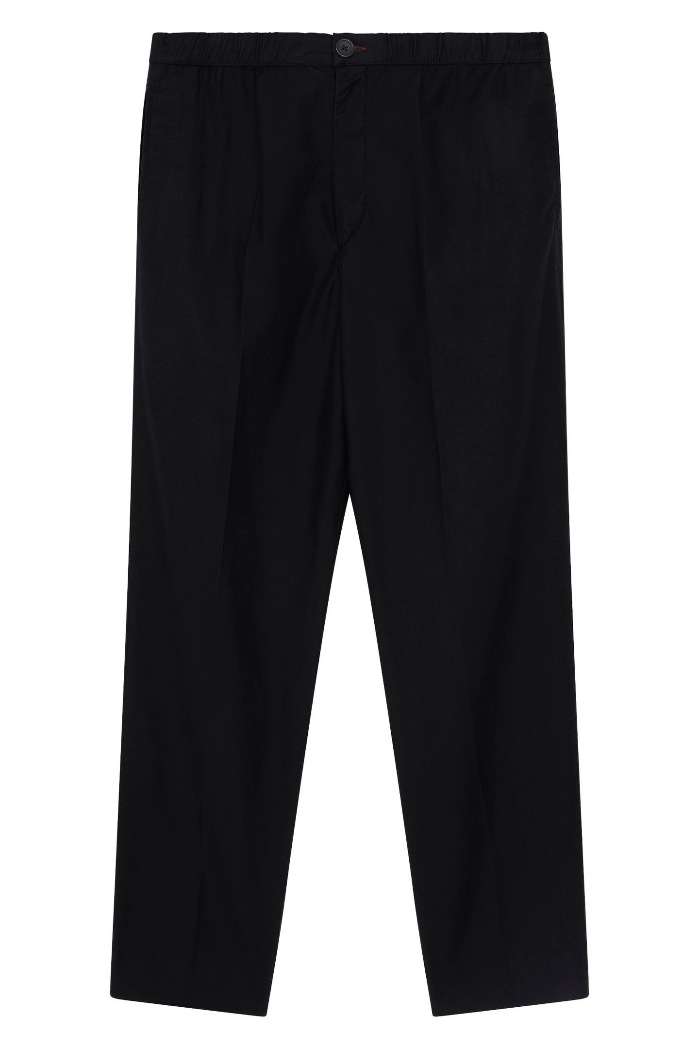 MENS PLEATED TROUSER BLACK 4