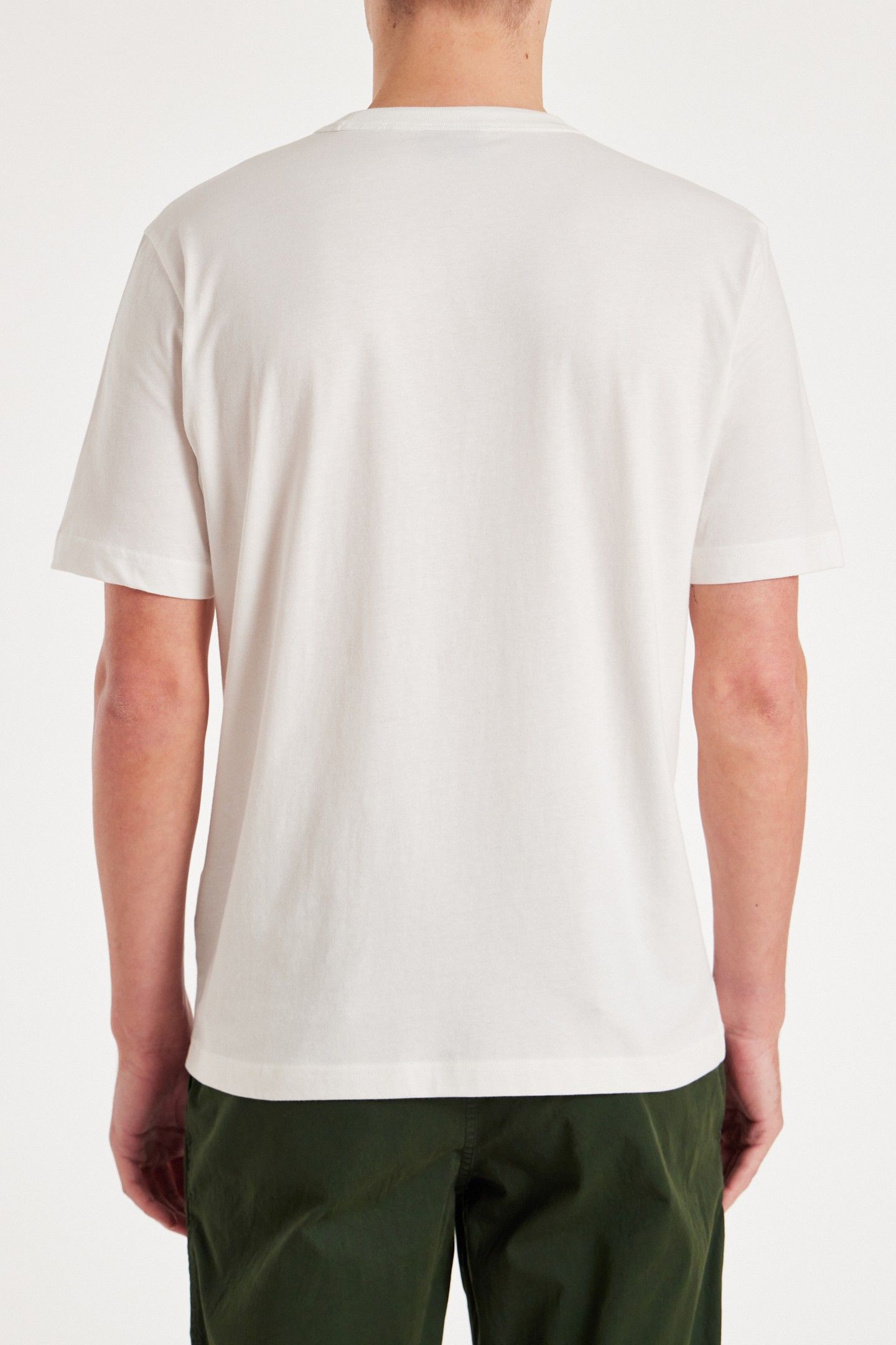 MENS SS TSHIRT CIRCLES OFF WHITE 2