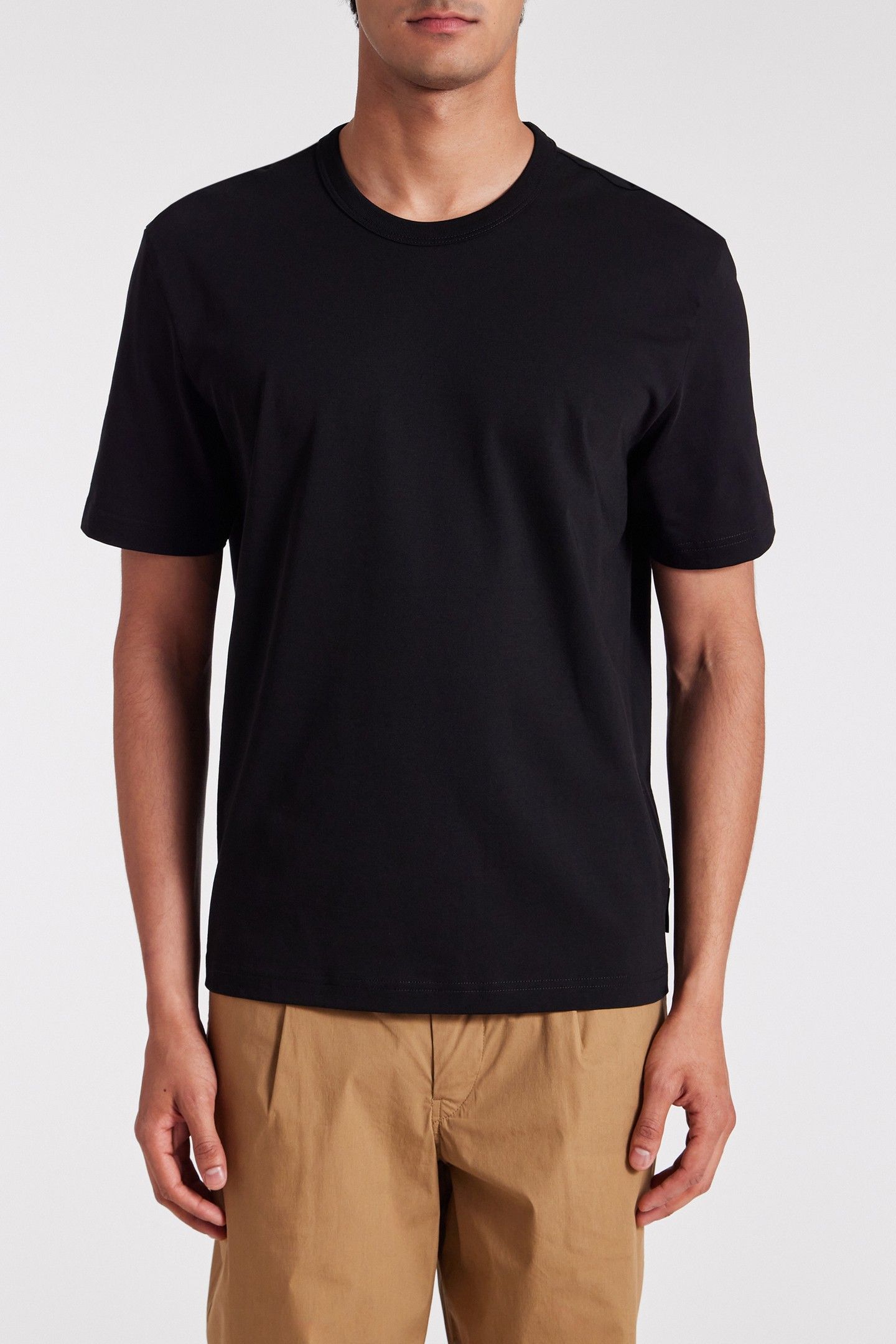 MENS REG FIT SS T SHIRT BLACK 1