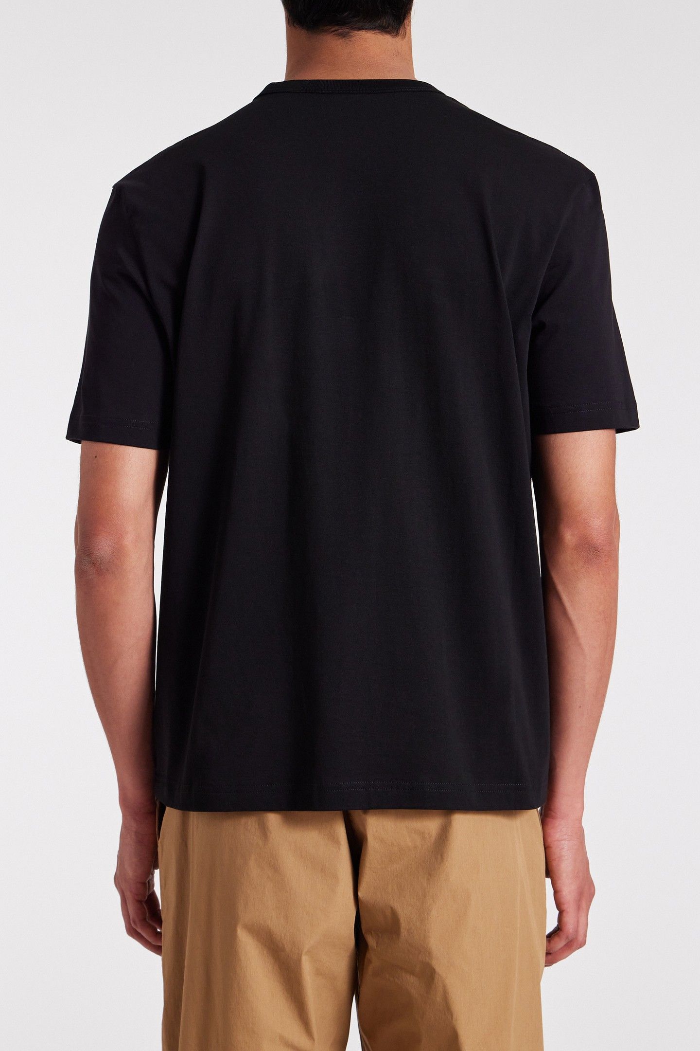 MENS REG FIT SS T SHIRT BLACK 2