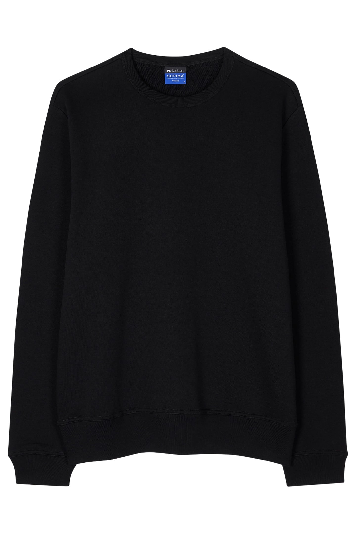 MENS REG FIT CREW NECK SWEAT BLACK 4