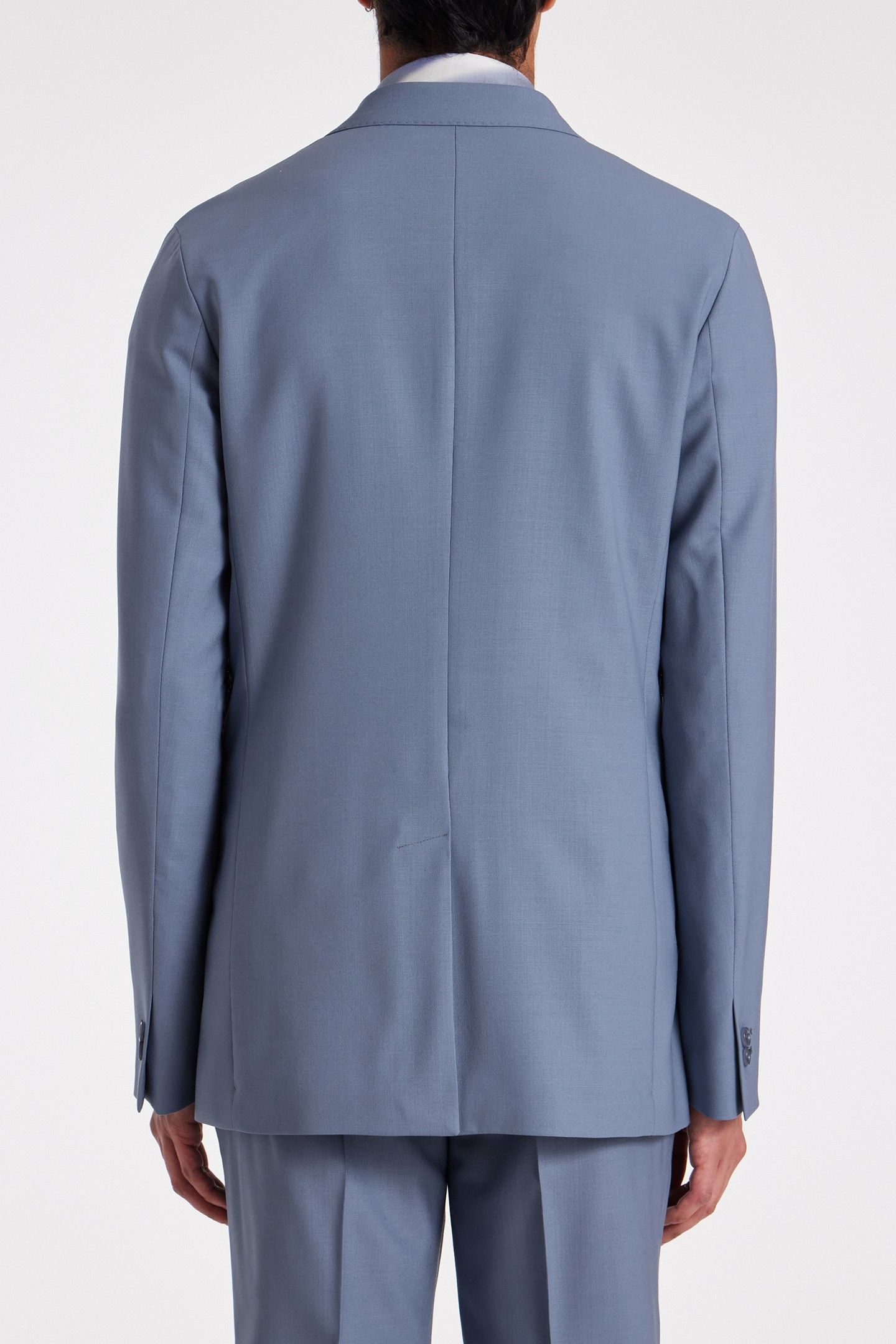 MENS 2 BUTTON JACKET PETROL BLUE 2