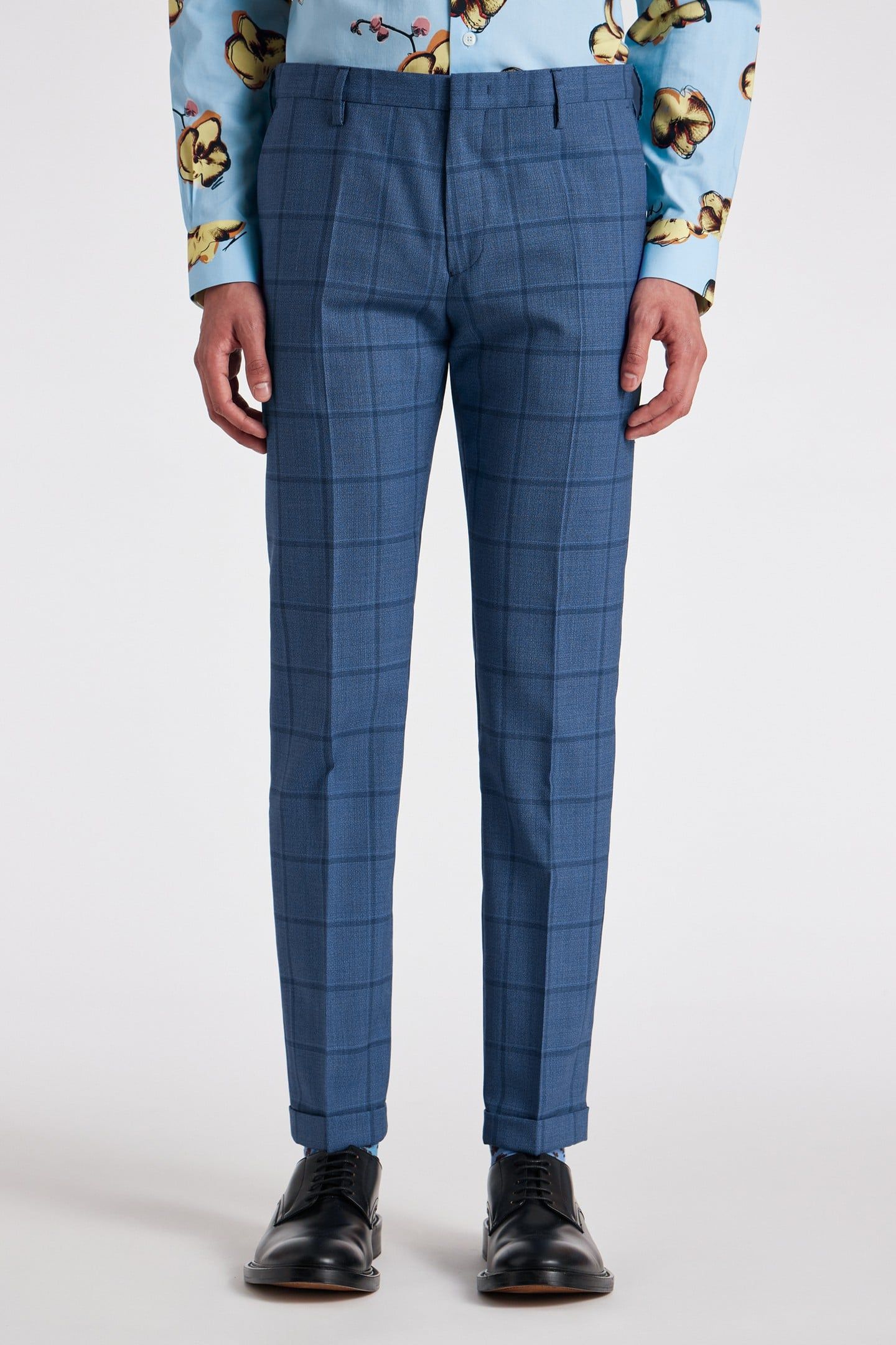 MENS TROUSER PETROL BLUE 1