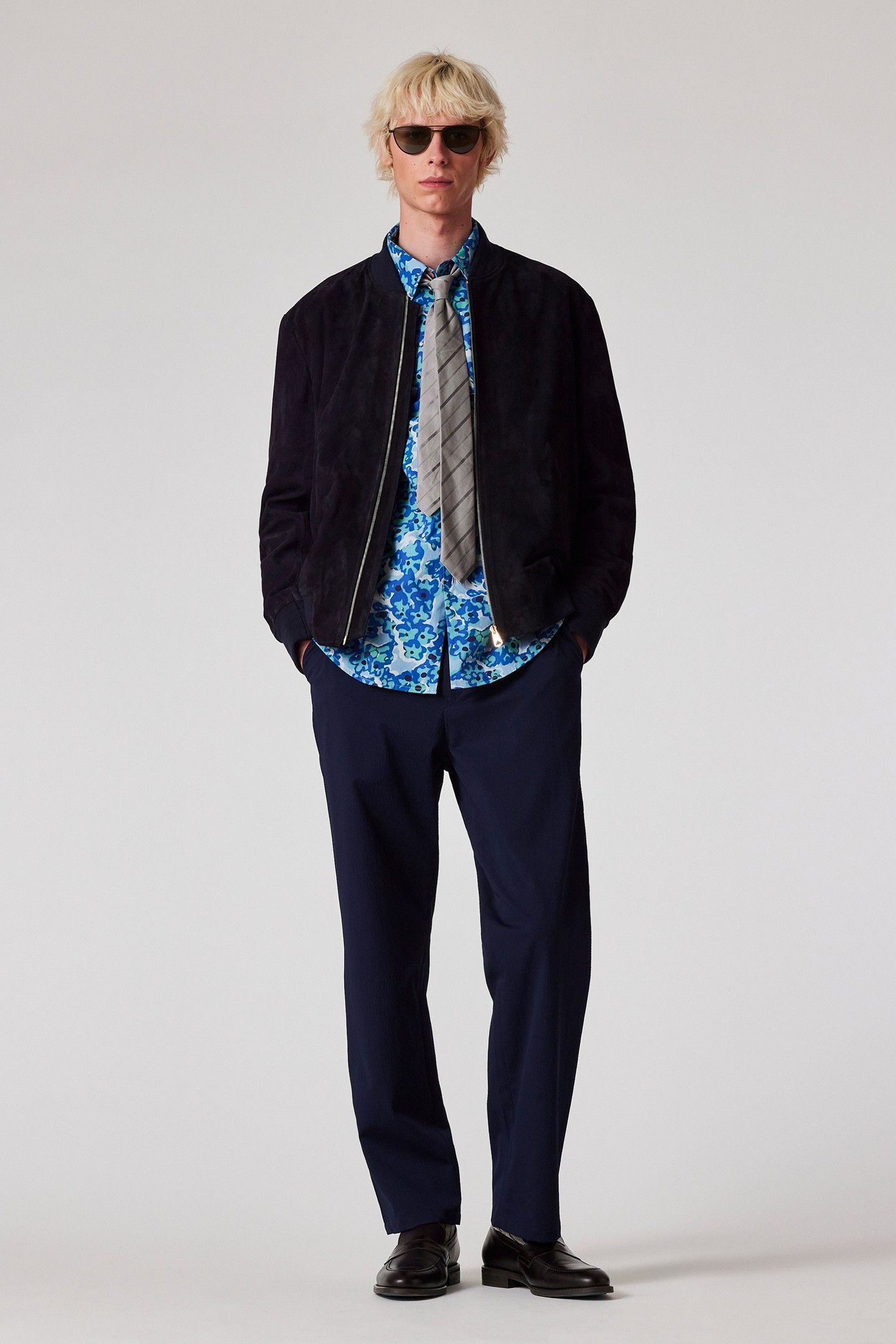 MENS LS REGULAR FIT SHIRT BLUE 3