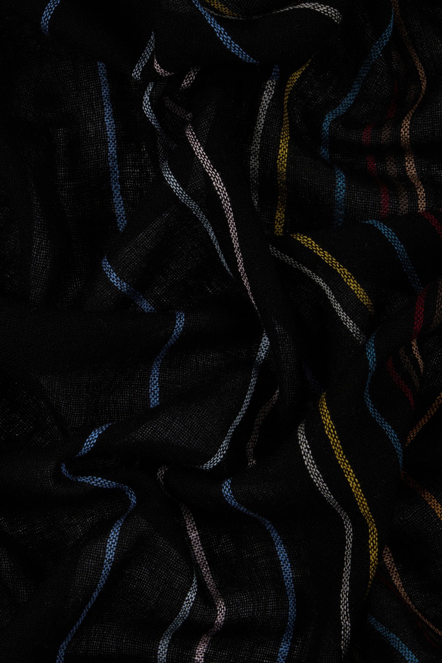 WOMEN SCARF BRKN SIG CHCK BLACK 5