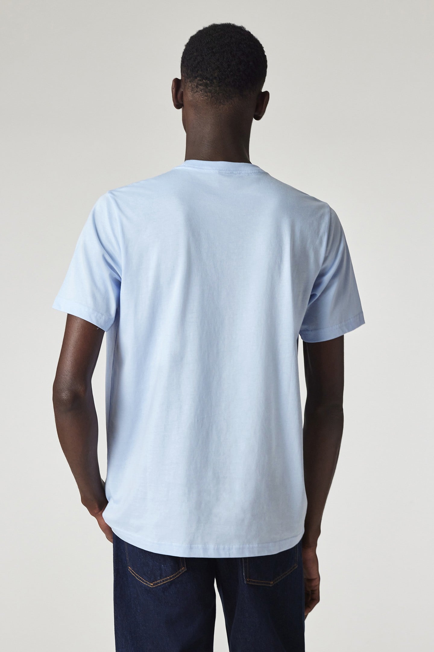 MENS REG FIT SS T SHIRT ZEBRAS BLUE 2