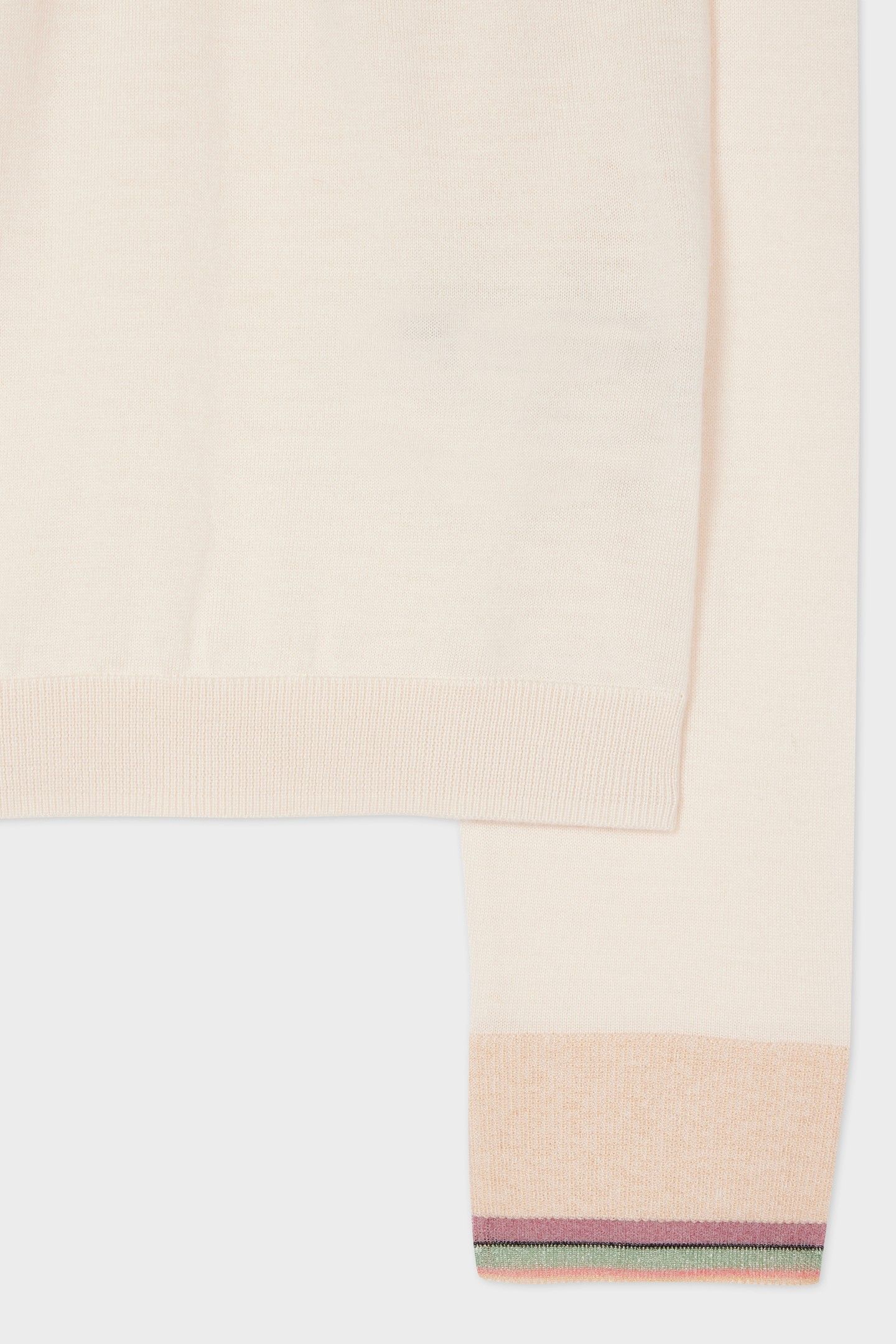 WOMENS KNITTED SWEATER CREW NECK OFF WHITE 2