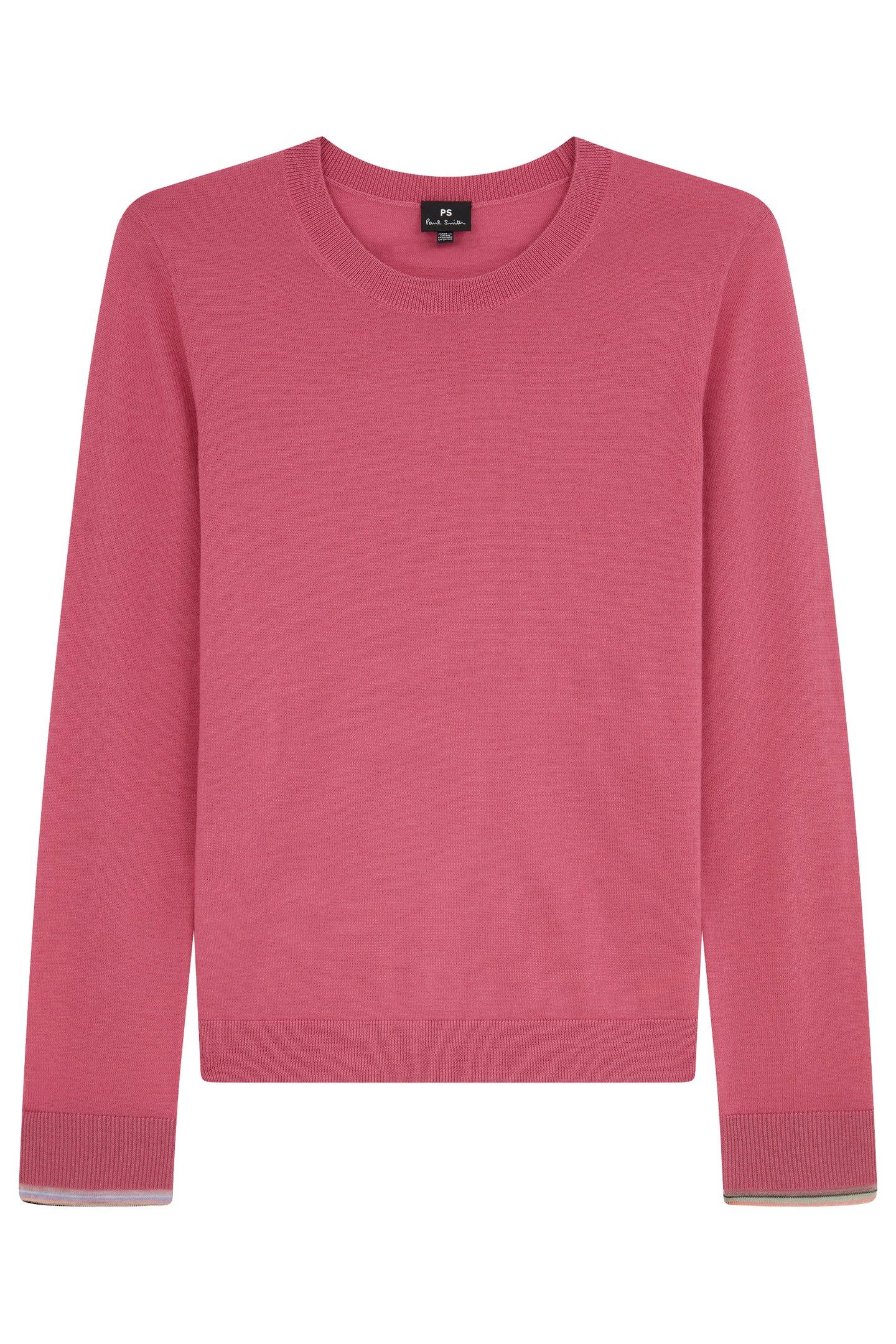WOMENS KNITTED SWEATER CREW NECK AUBERGINE 5
