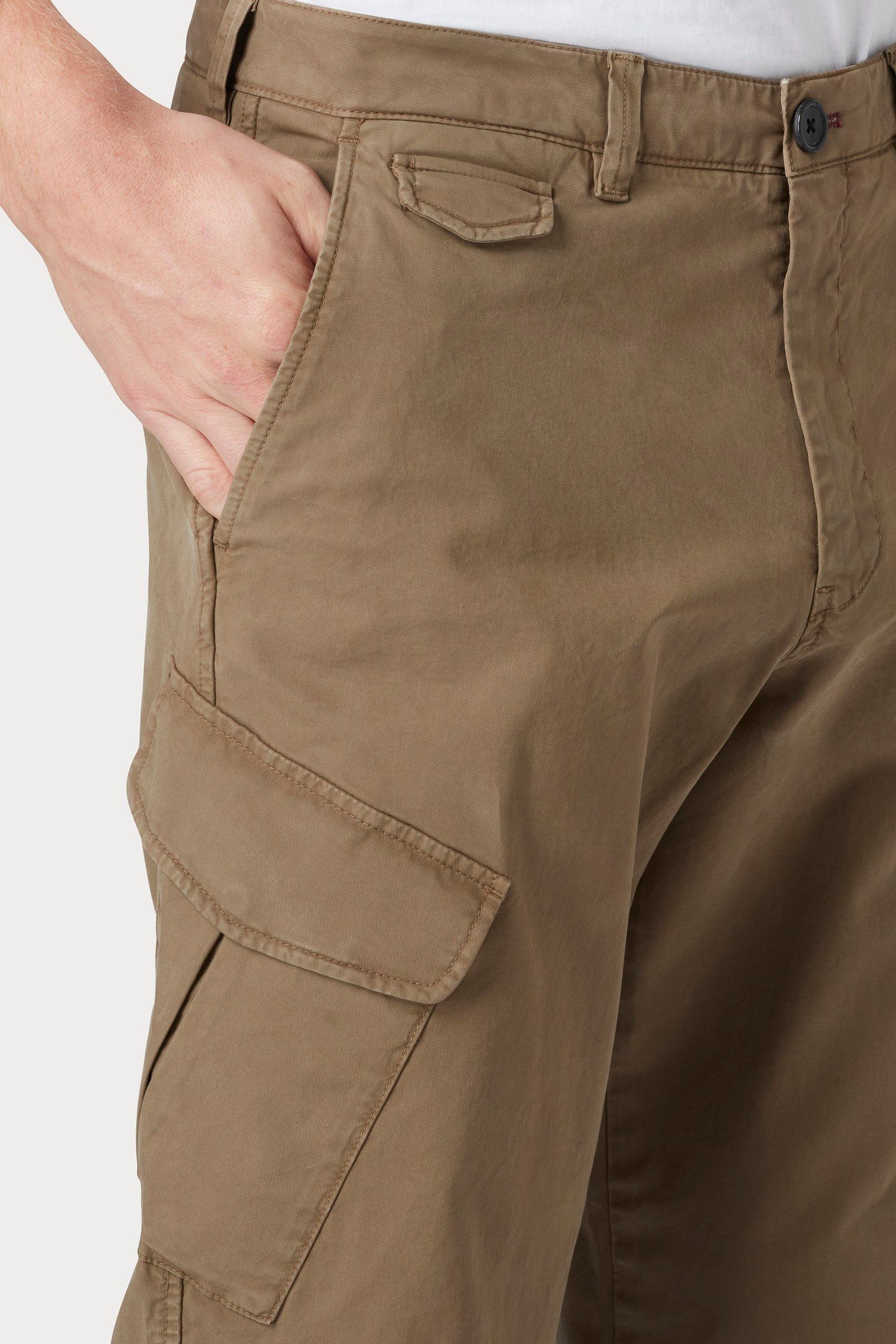 MENS CARGO TROUSER BS ZEBRA BROWN 5