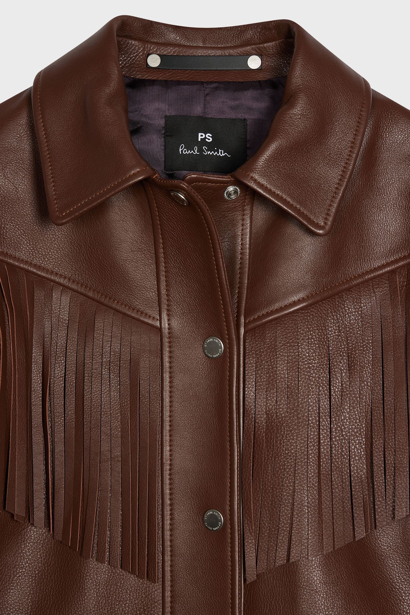 WOMENS JACKET LEATHER DARK BROWN 7