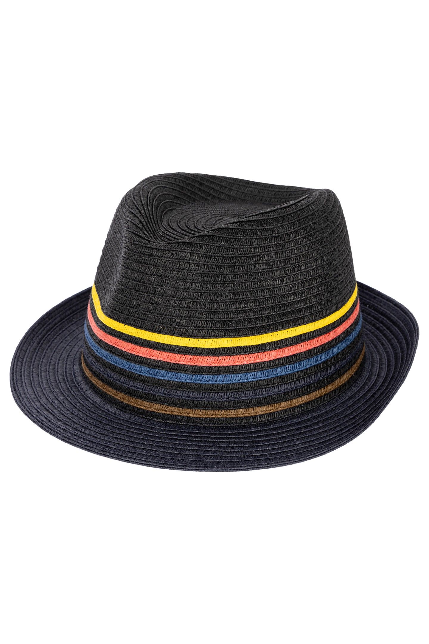 MEN HAT TRILBY ART STRIPE BLACK 2