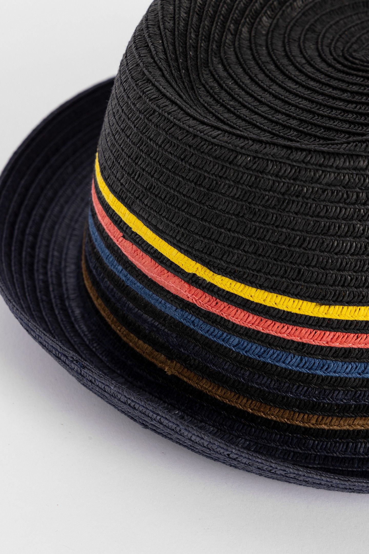 MEN HAT TRILBY ART STRIPE BLACK 5