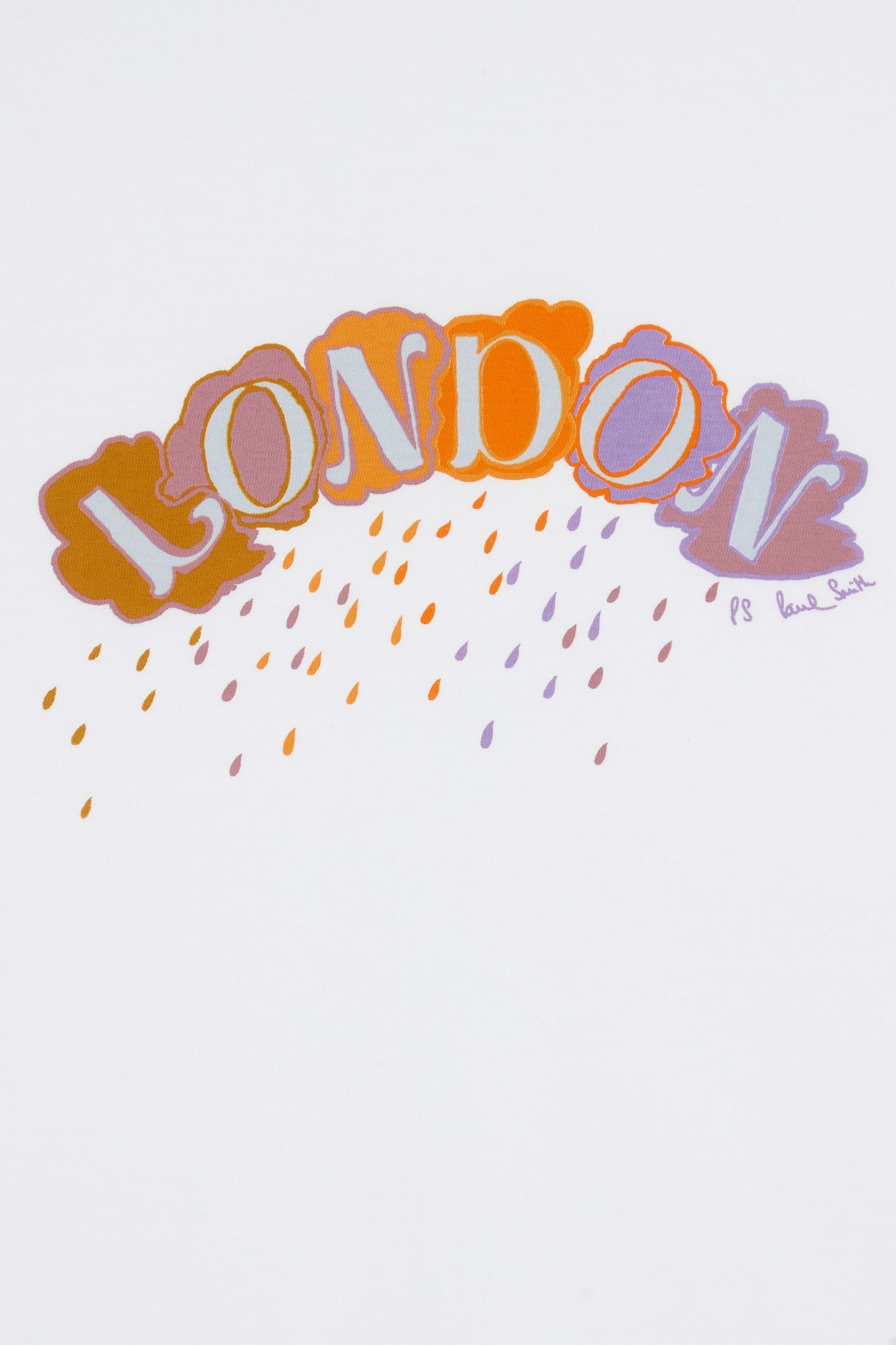 WOMENS LONDON RAIN T-SHIRT WHITE 5