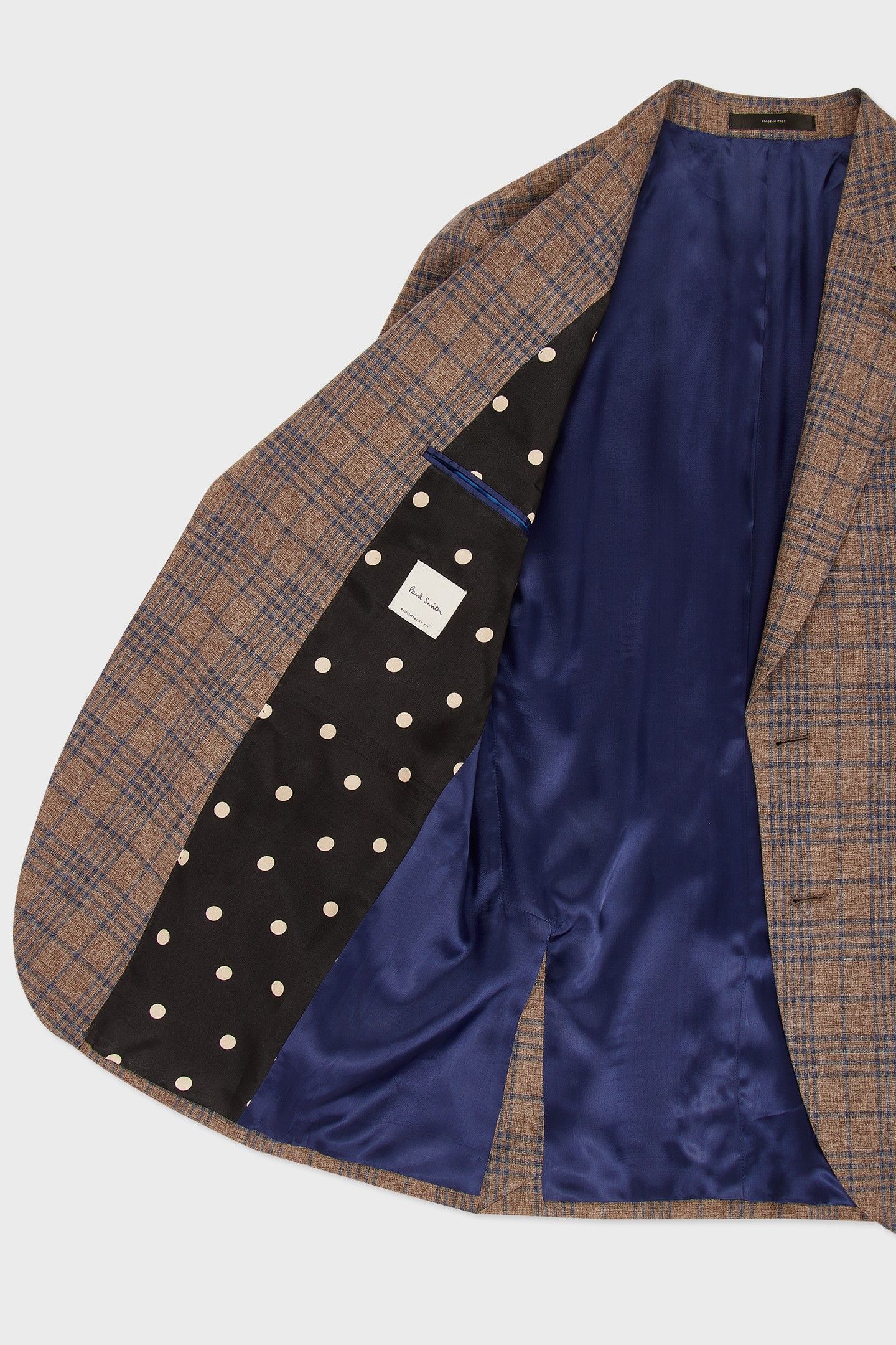 MENS 2 BUTTON JACKET BROWN 4