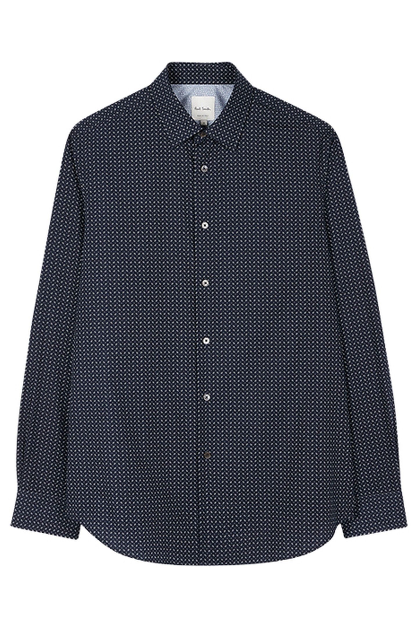 MENS S/C TAILORED FIT SHIRT VERY DARK NAVY 4