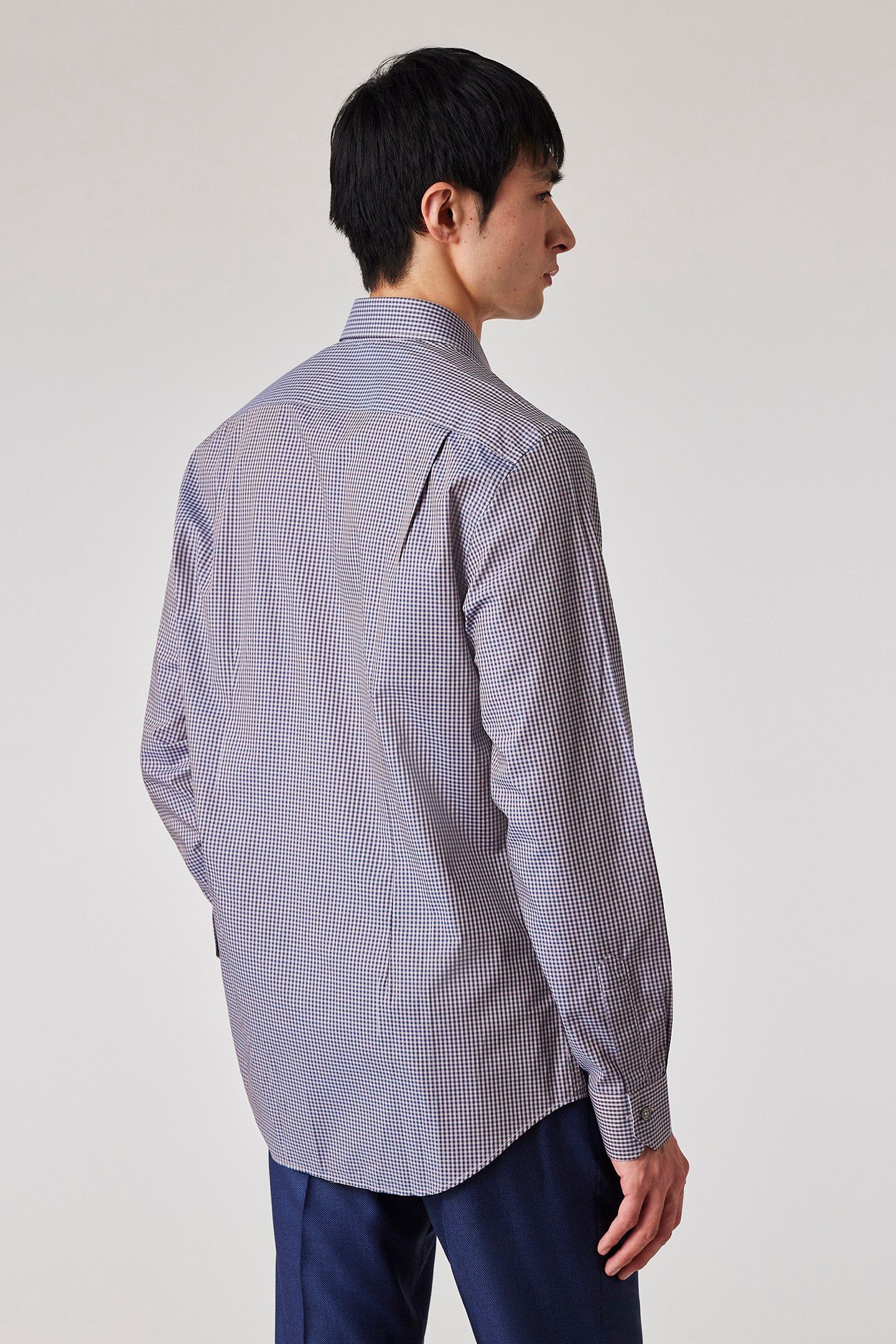 MENS S/C TAILORED FIT SHIRT LIGHT PURPLE 2