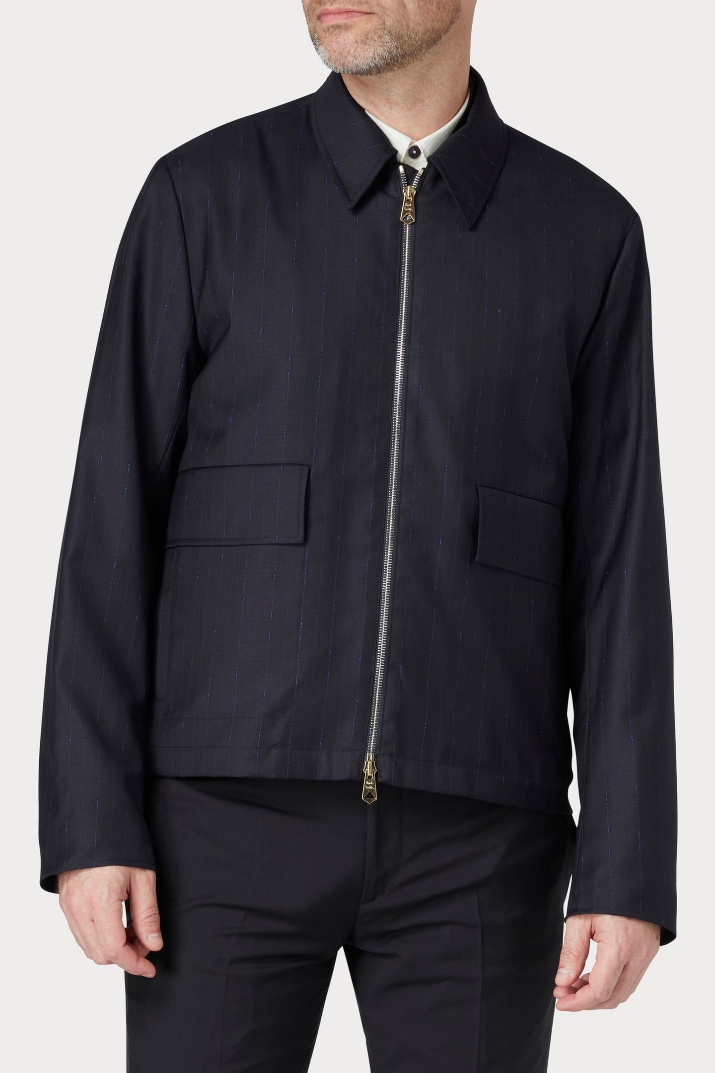 MENS REGULAR FIT JACKET VERY DARK NAVY 4