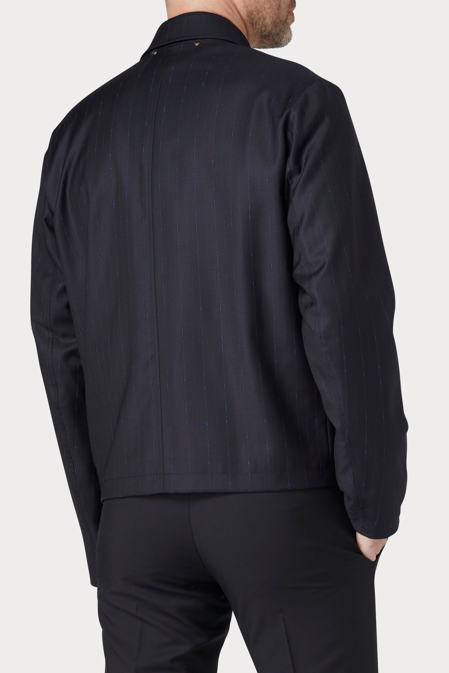 MENS REGULAR FIT JACKET VERY DARK NAVY 5
