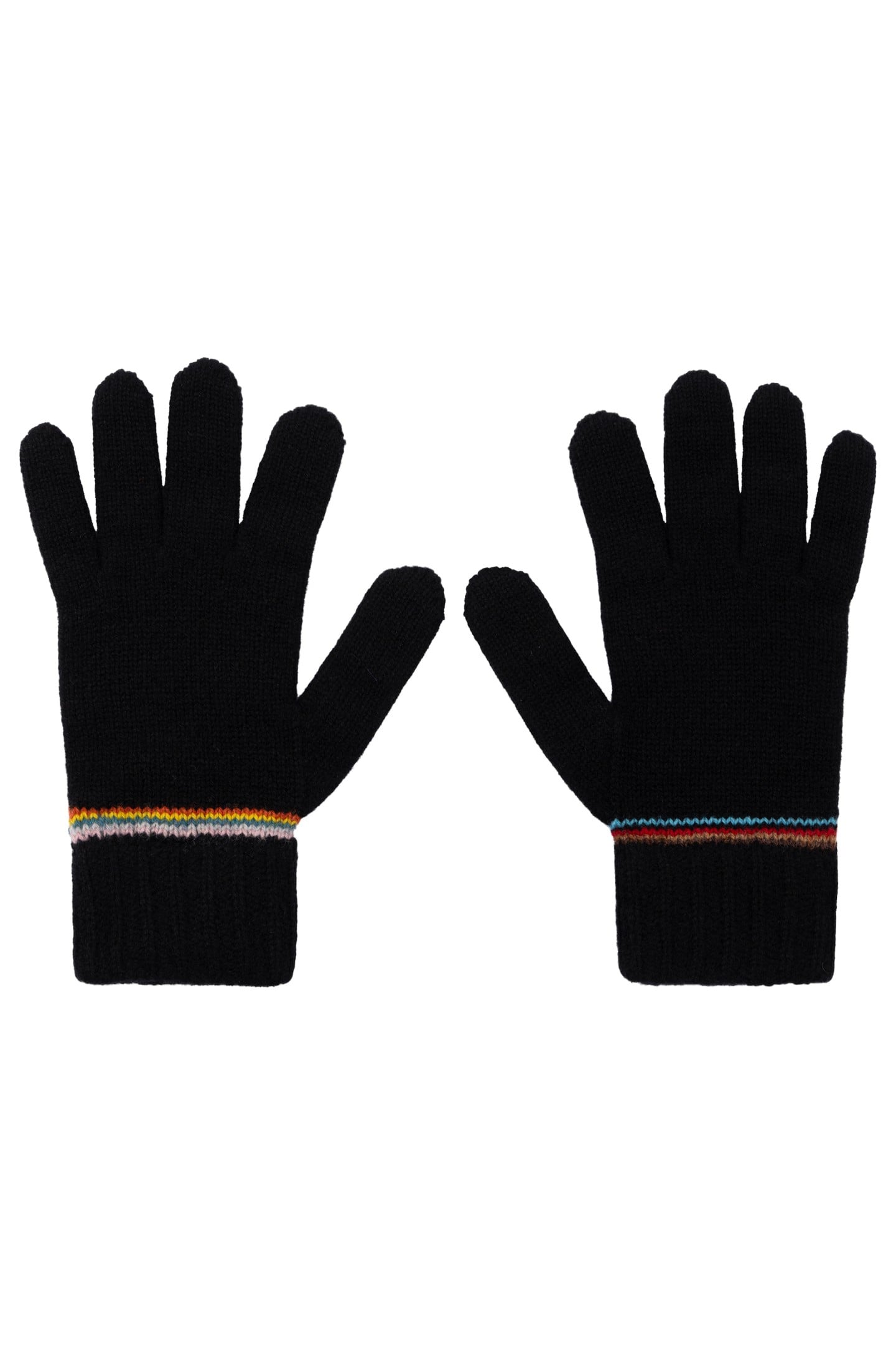 MEN GLOVE SIG BLOCK STRPE BLACK 1