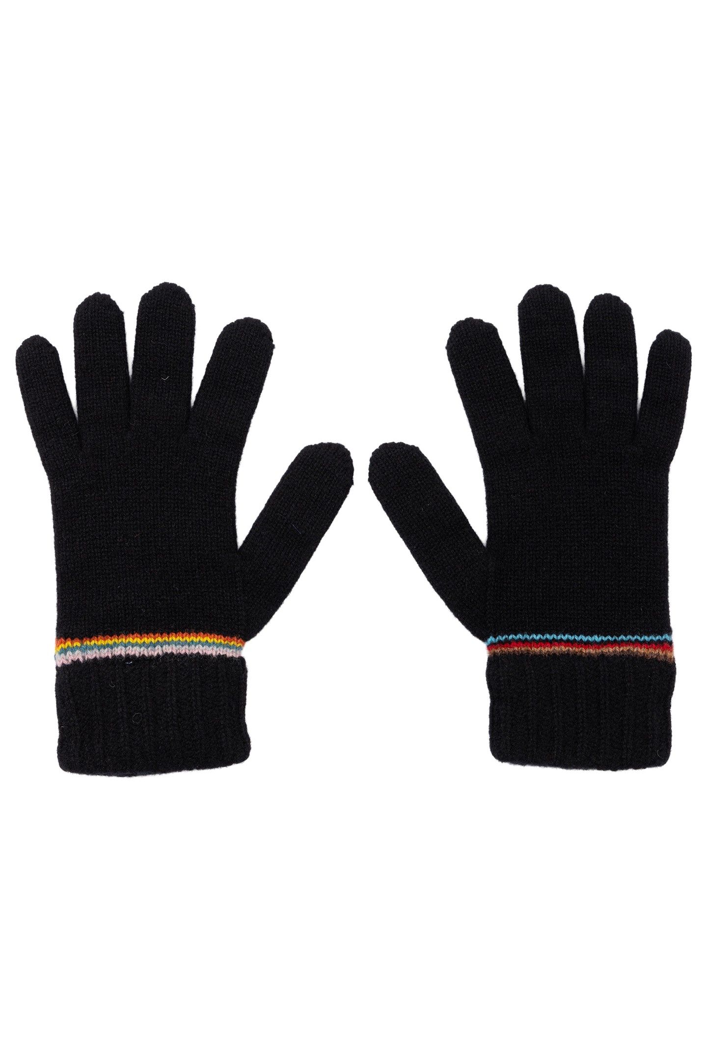 MEN GLOVE SIG BLOCK STRPE BLACK 5