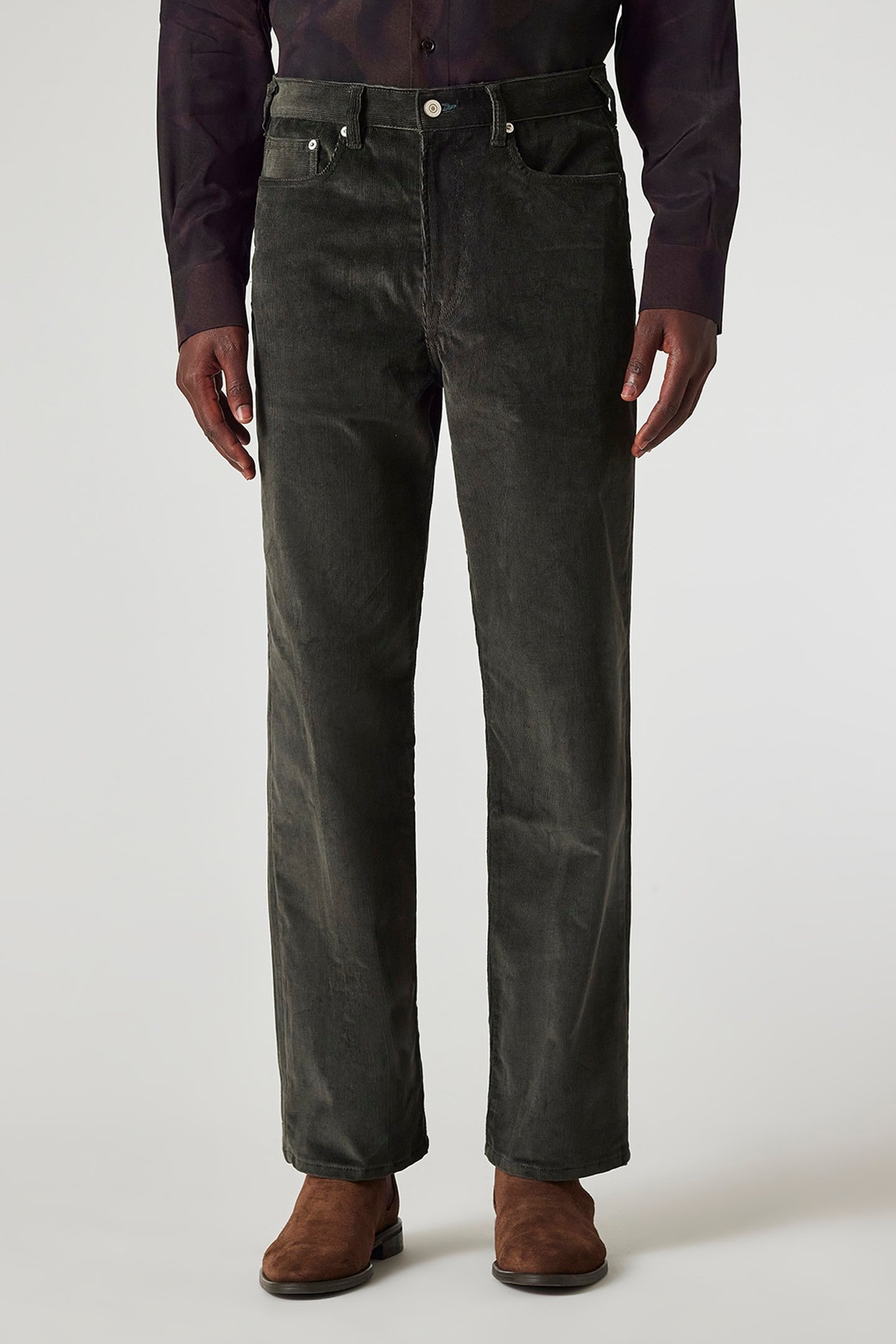 MENS RELAXED FIT JEAN BOTTLE GREEN 1