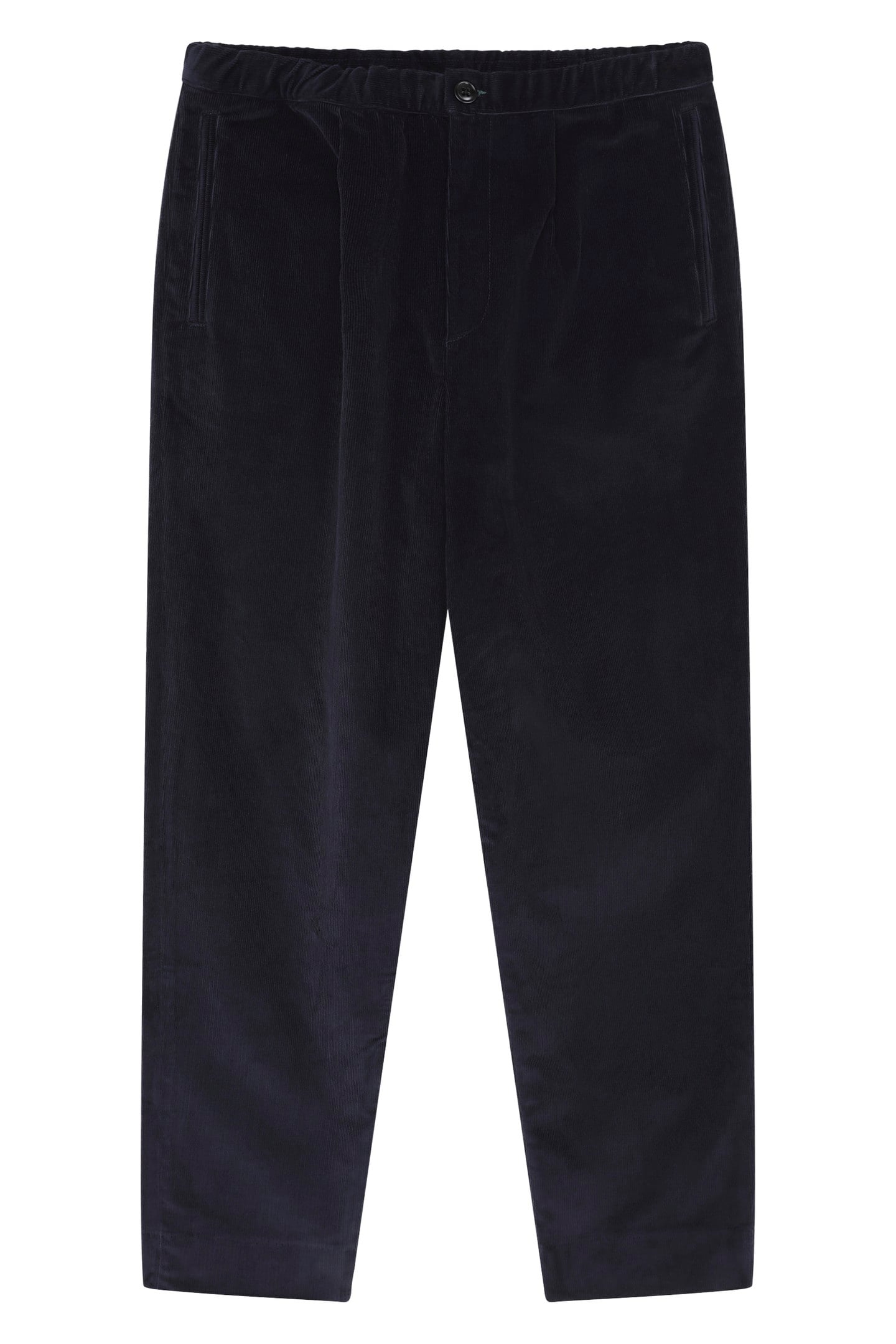 MENS PLEATED TROUSER VERY DARK NAVY 1
