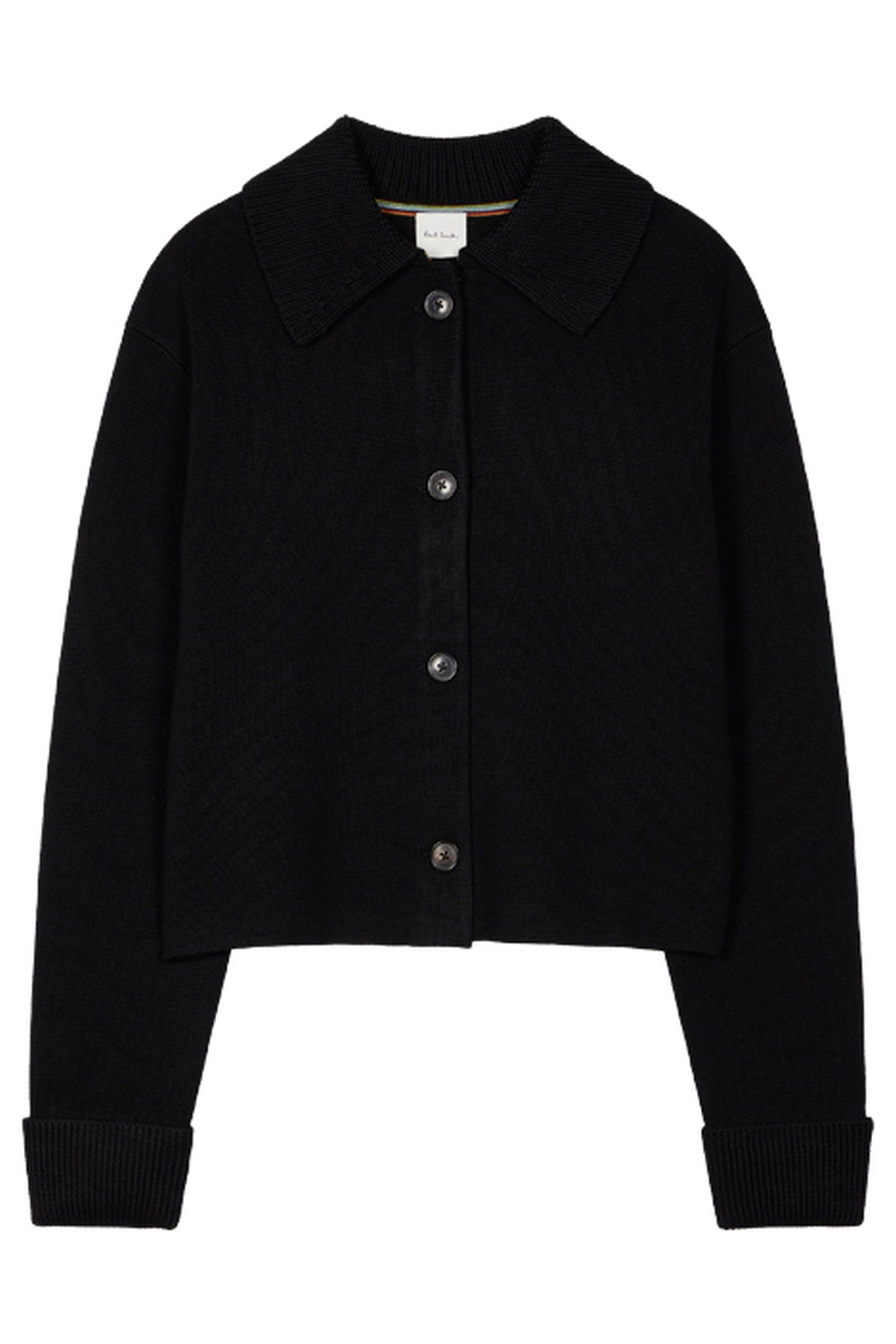 WOMENS KNITTED BLAZER BLACK 4