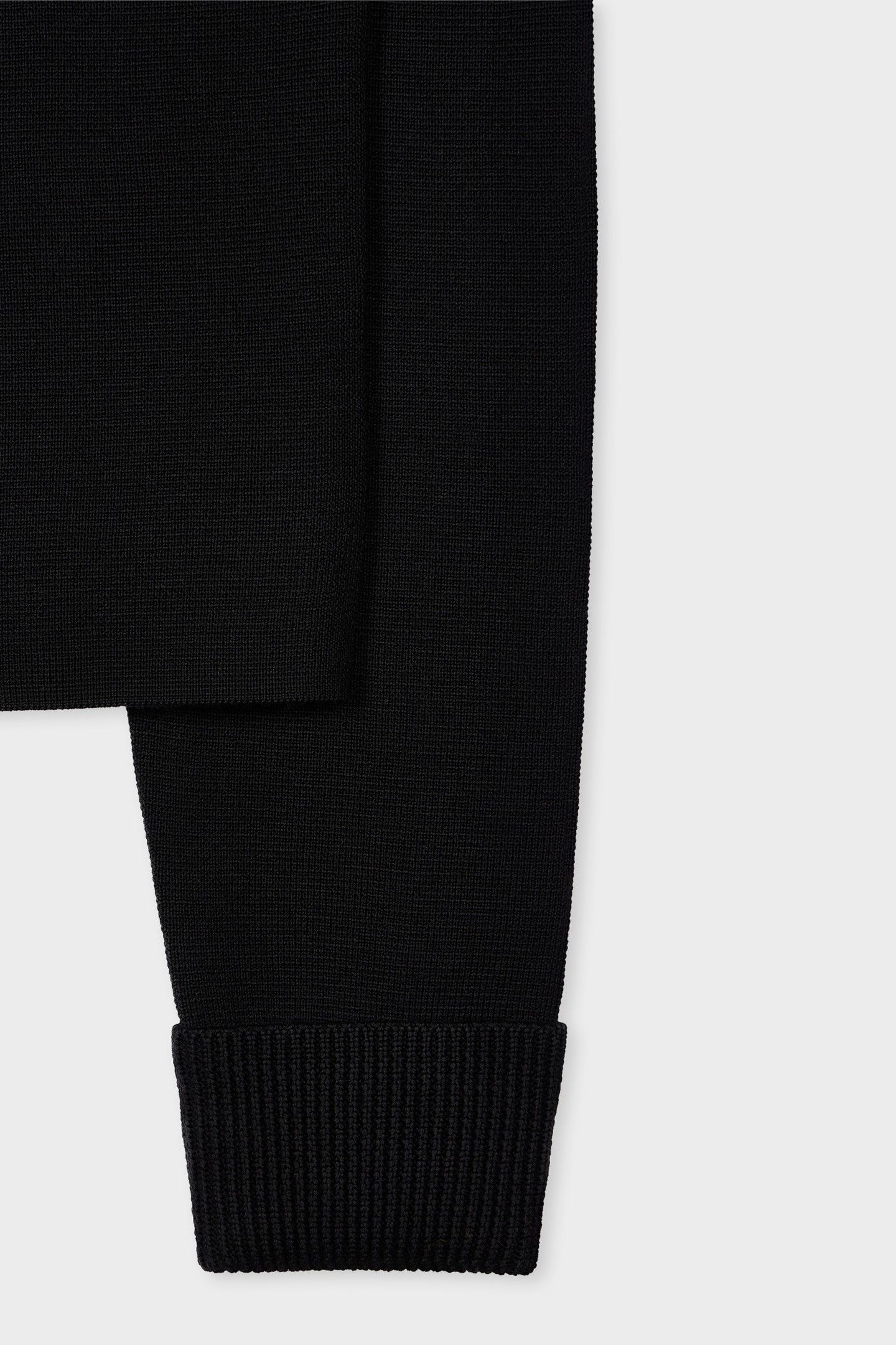 WOMENS KNITTED BLAZER BLACK 7