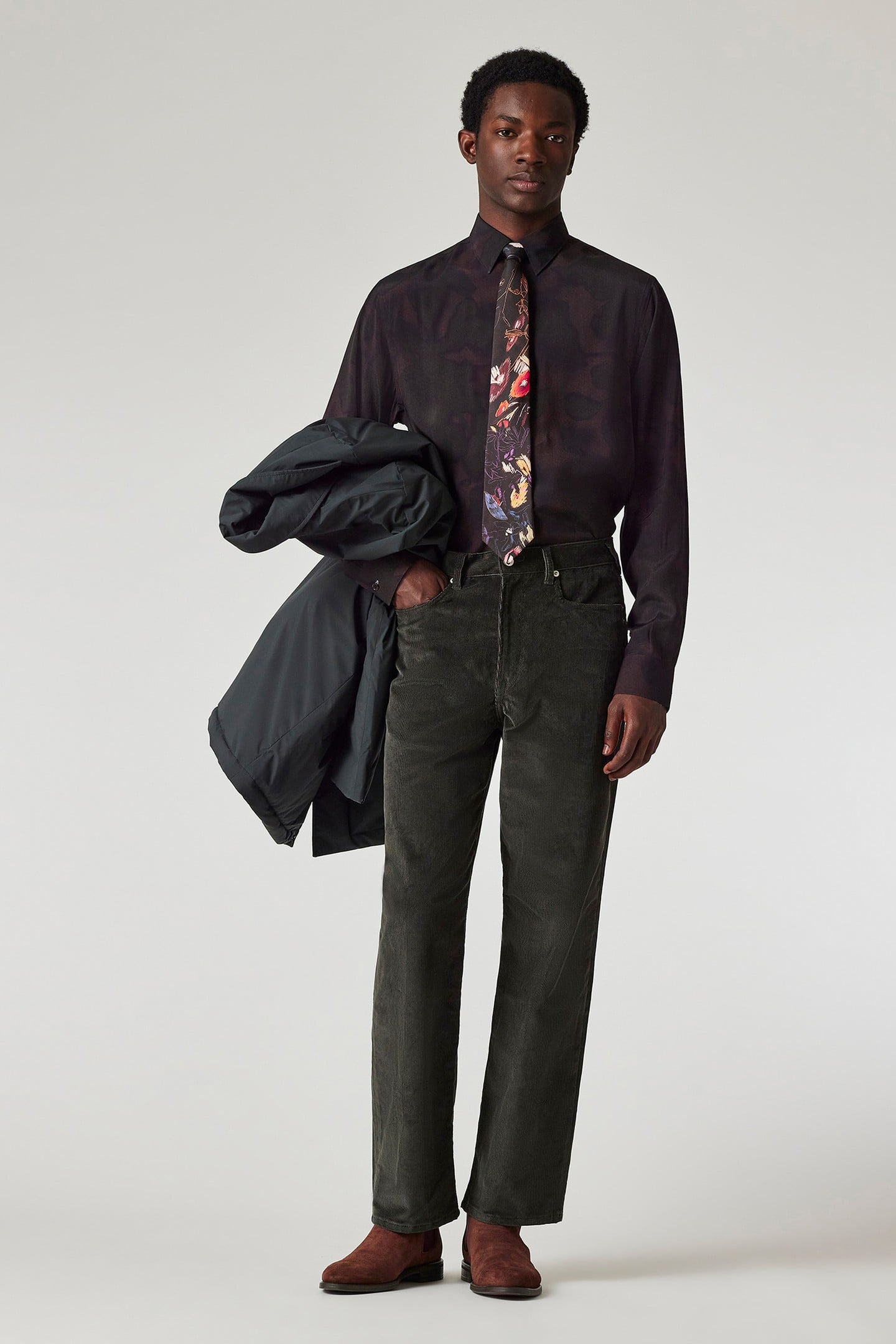 MENS S/C REGULAR FIT SHIRT TAUPE 3