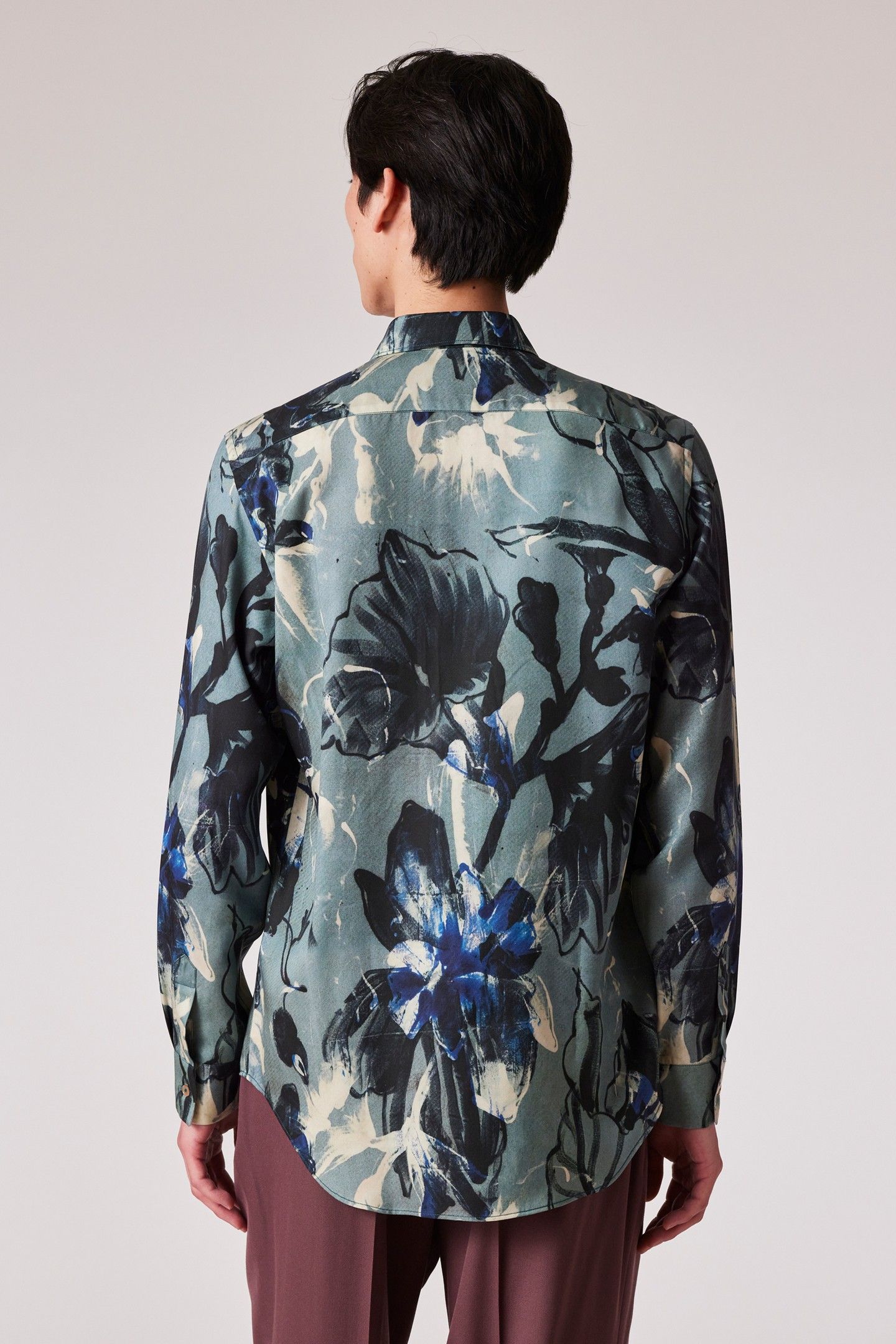 MENS S/C REGULAR FIT SHIRT BLUE 2
